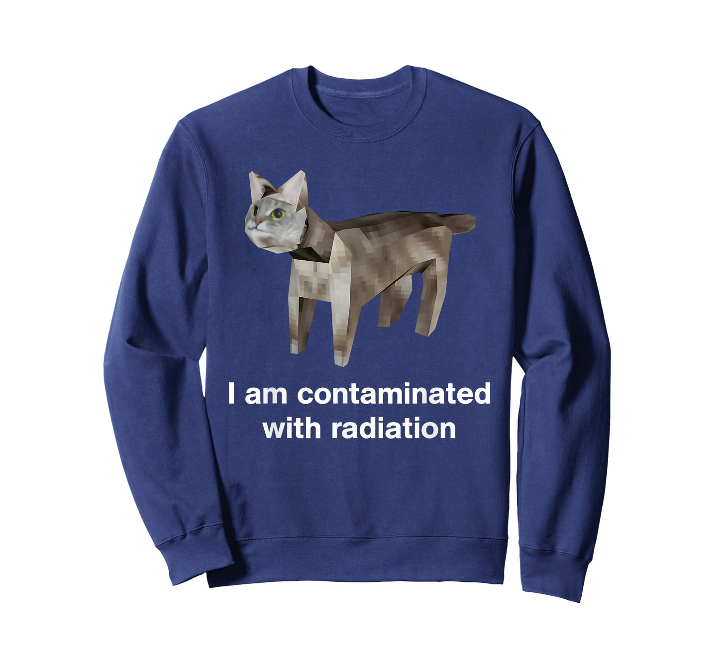 I Am Contaminated With Radiation, Funny Cat Meme T-Shirt