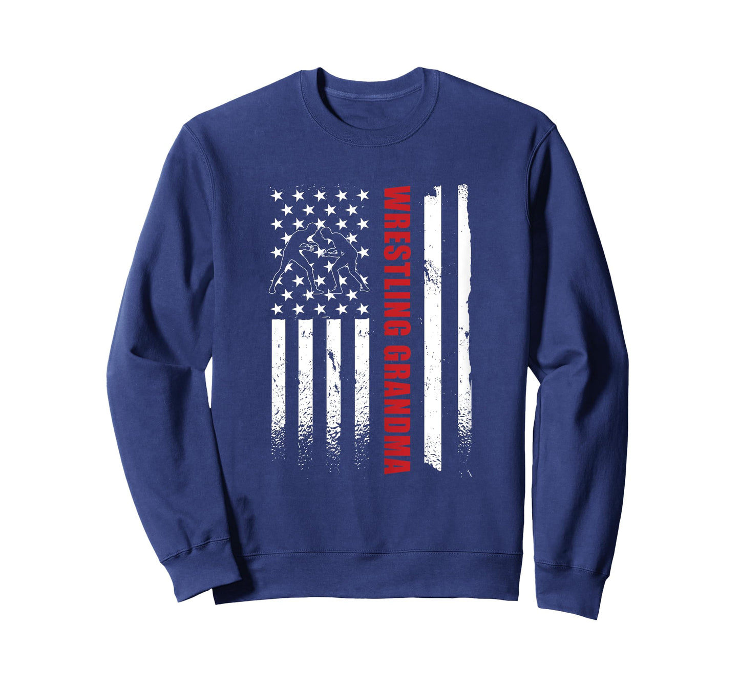 Wrestling Grandma American Flag Wrestling Grandma T-Shirt for Women