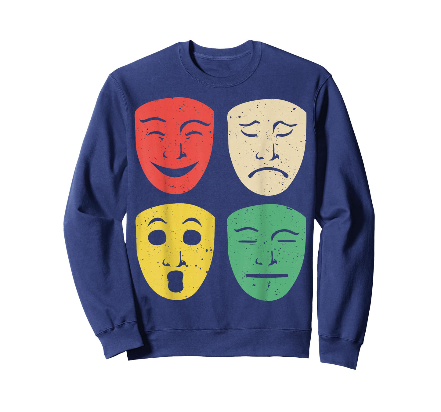 Cool Musical Theater Art for Men Women Broadway Mask Theatre T-Shirt