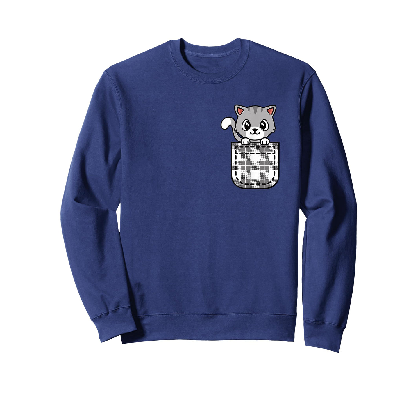 Funny Cat Pocket Kitten Lover Men Women Kids T-Shirt