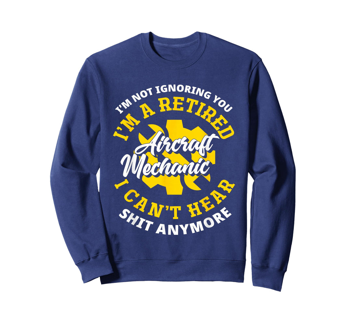 Retired Aircraft Mechanic Airplane Funny Aircraft Mechanic T-Shirt