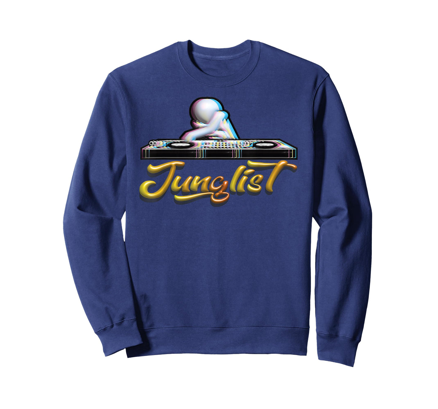 Junglist Drum and Bass vaporwave DJ T-Shirt