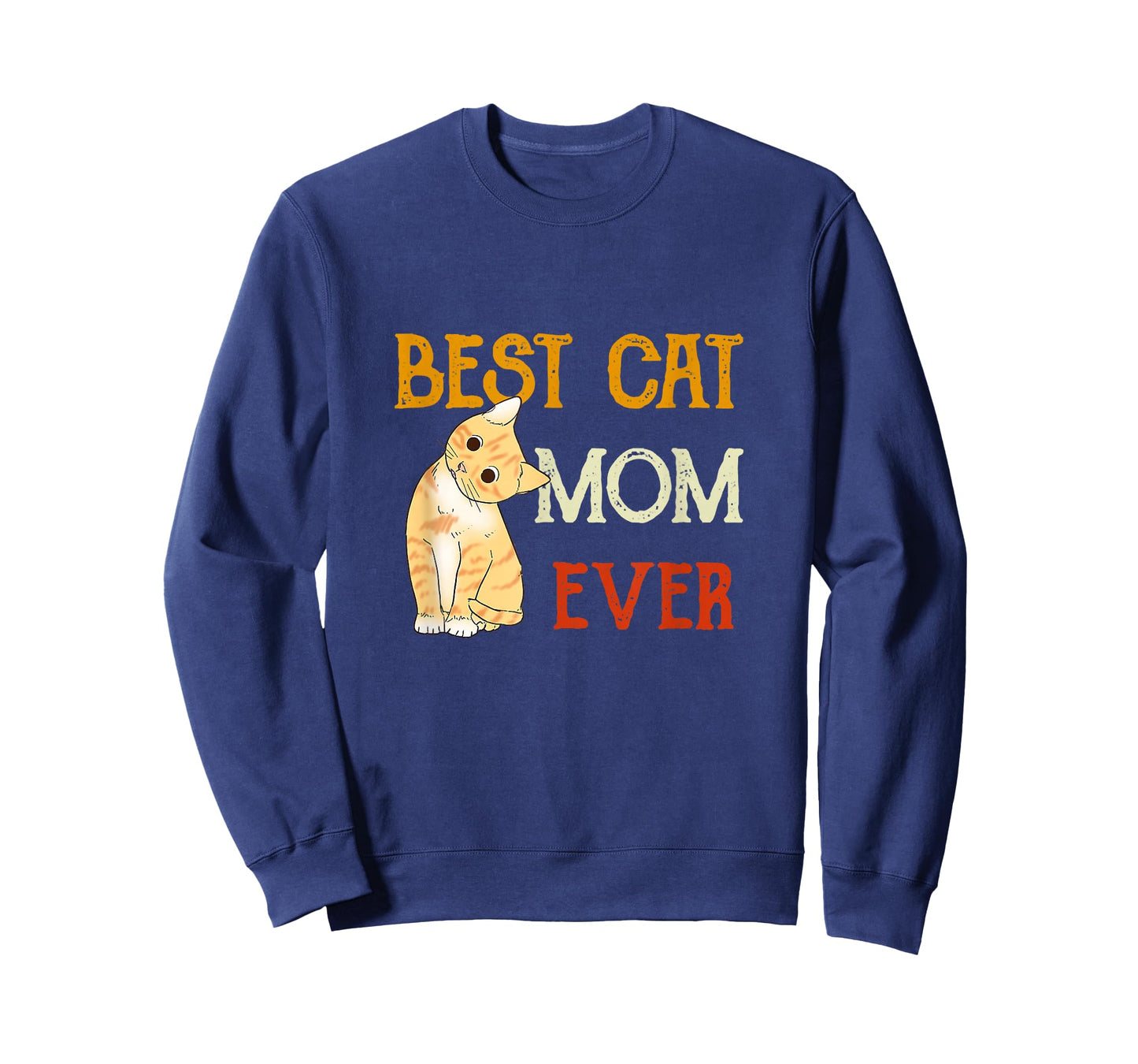 Vintage cat Best cat mom Ever Meow with My cat Funny Kitty T-Shirt