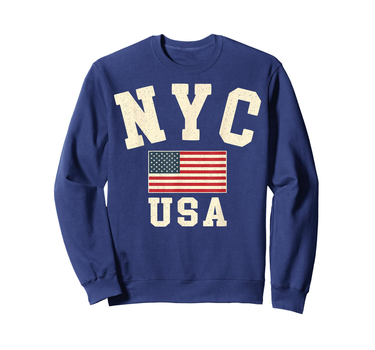 Vintage NYC USA American Flag New York City Souvenir Retro T-Shirt