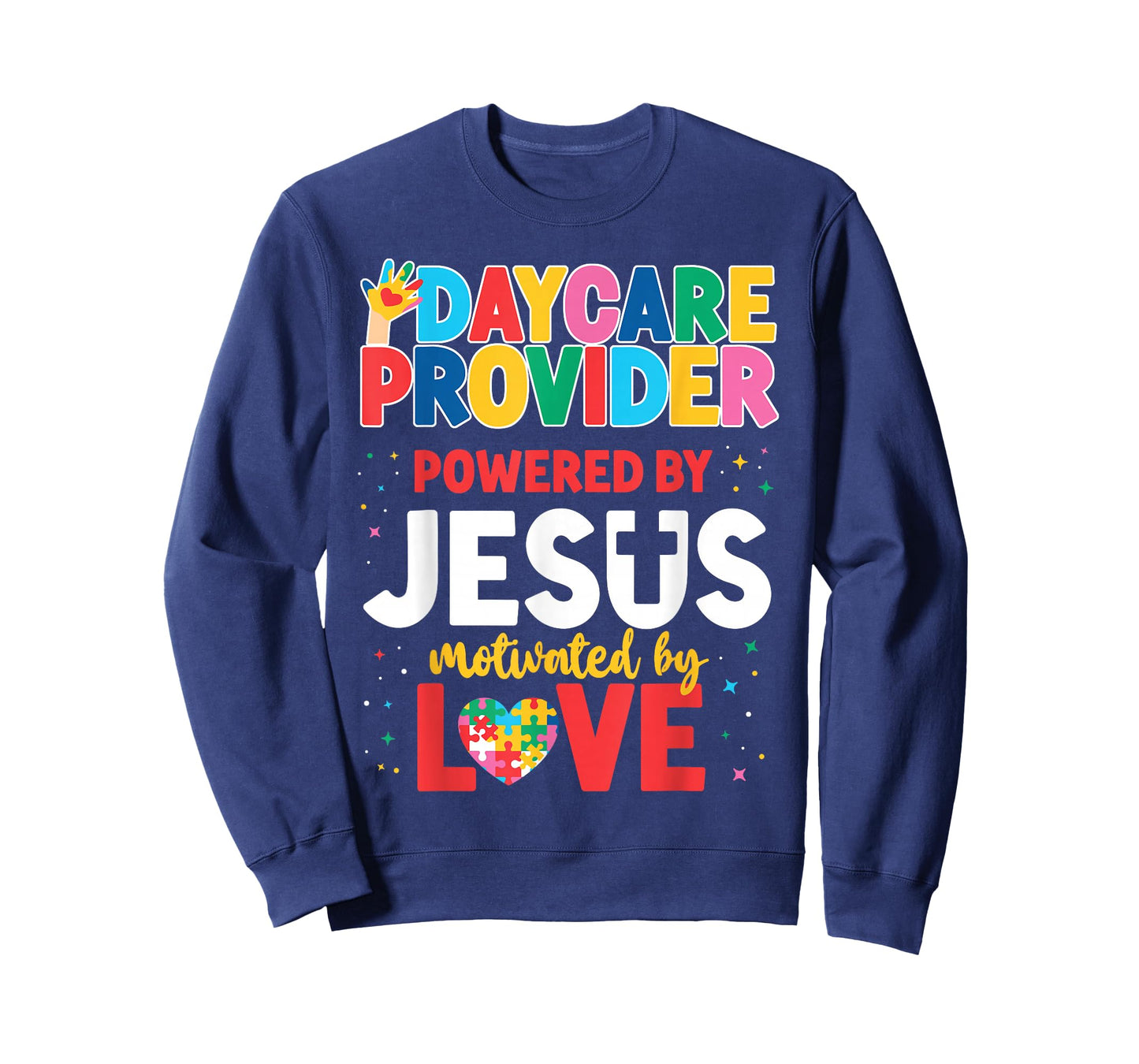 Childcare Daycare Provider Teacher Babysitter Jesus Faith T-Shirt
