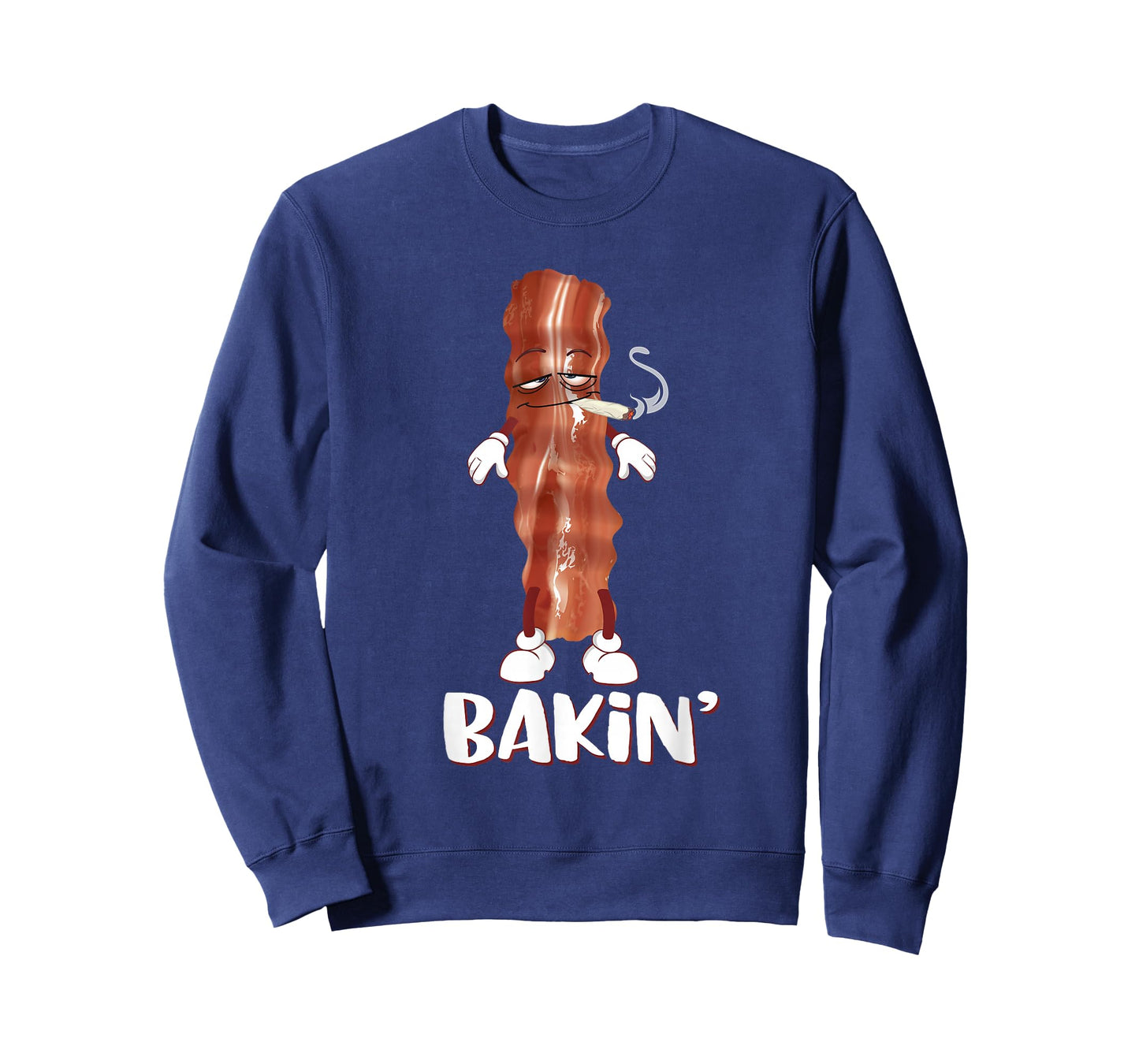 Bakin' Bacon Funny 420 Marijuana Smoke Weed Pot T Shirt T-Shirt