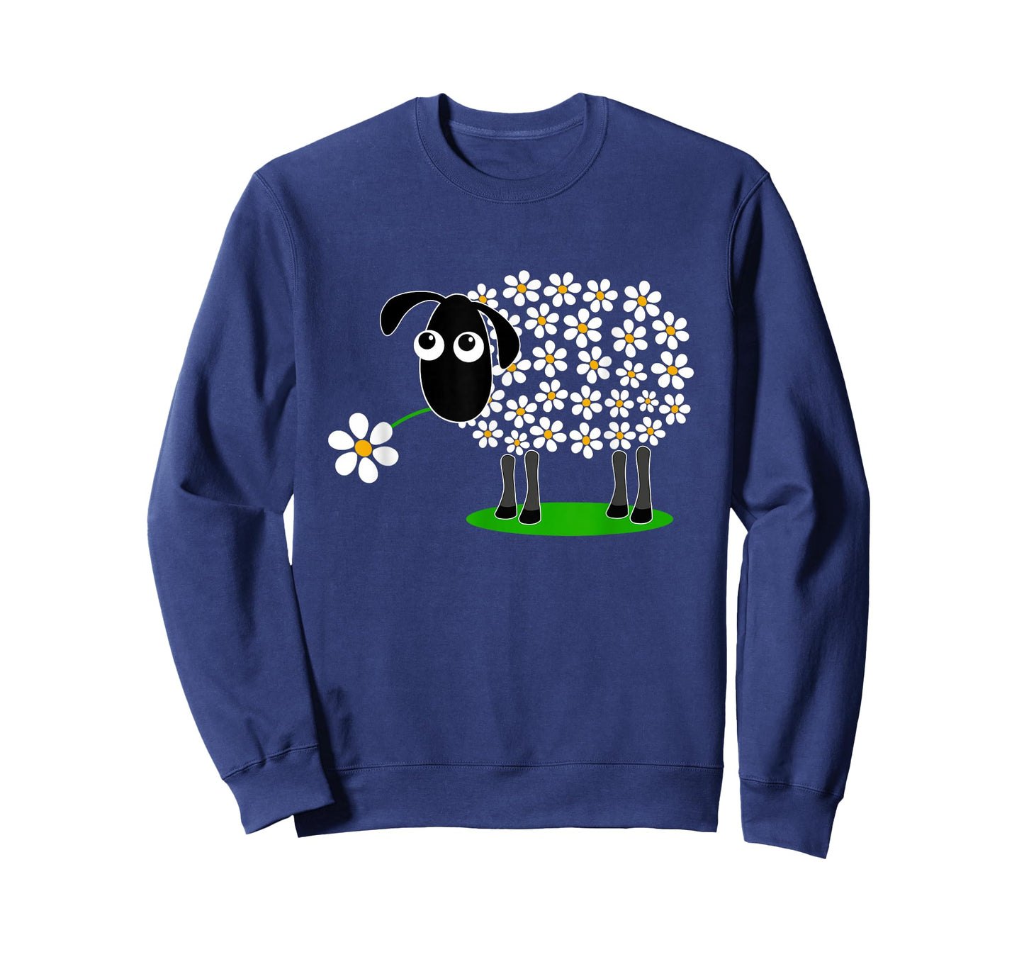 Cute sheep with flower wool t-shirt for girls and mum T-Shirt