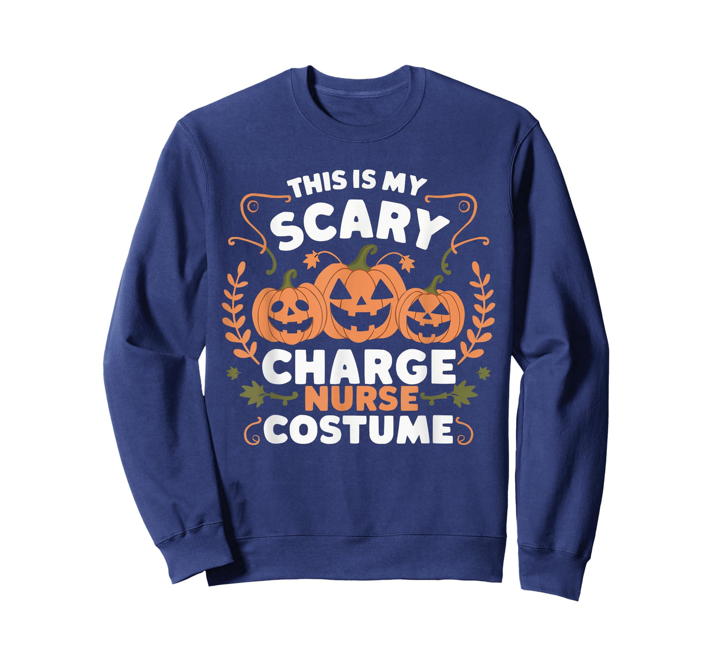 Charge Nurse Halloween Spooky Nursing Trick Or Treat T-Shirt