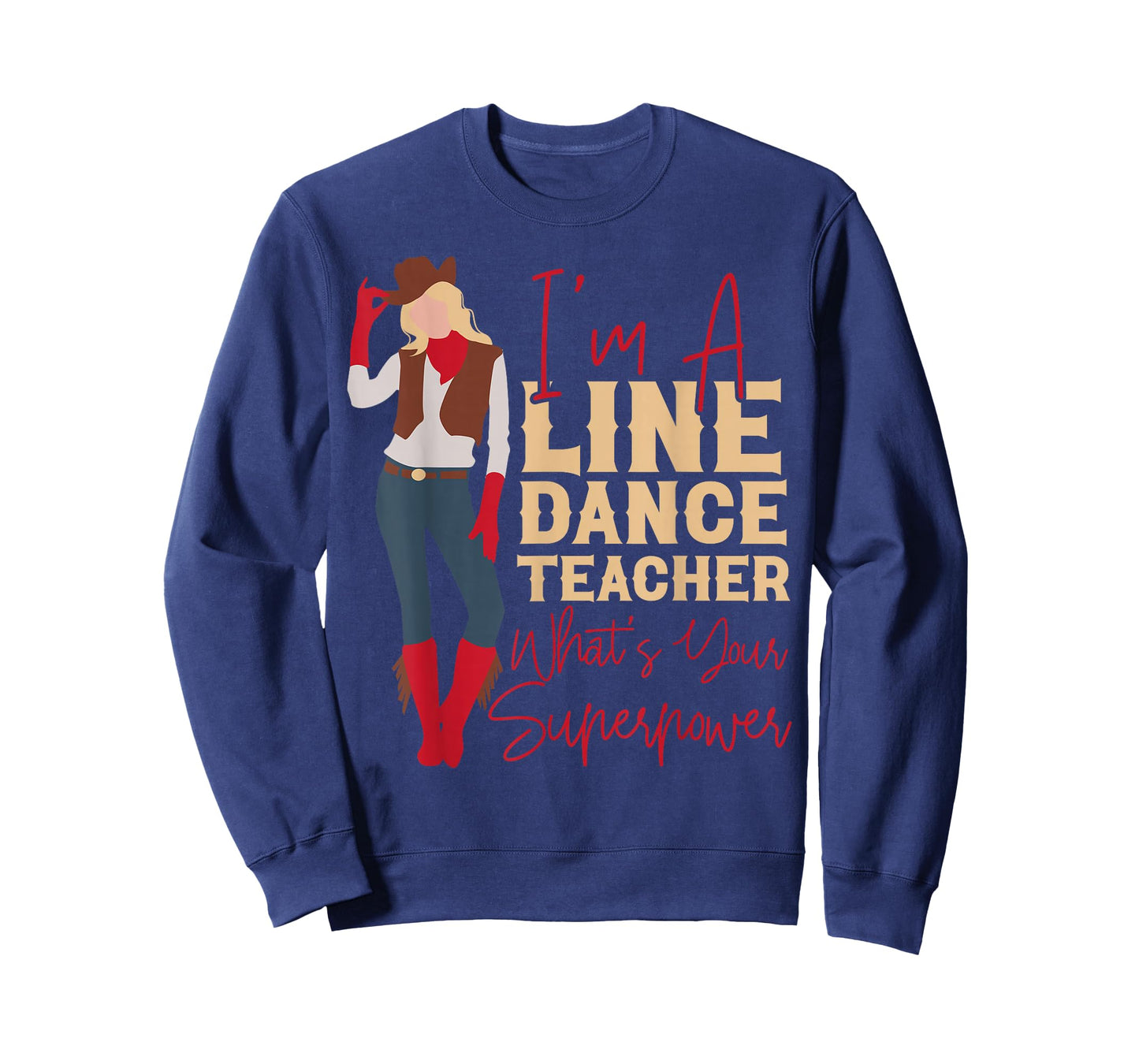 Country Line Dance Dancer HS0 Unisex-Adults White T-Shirt Small