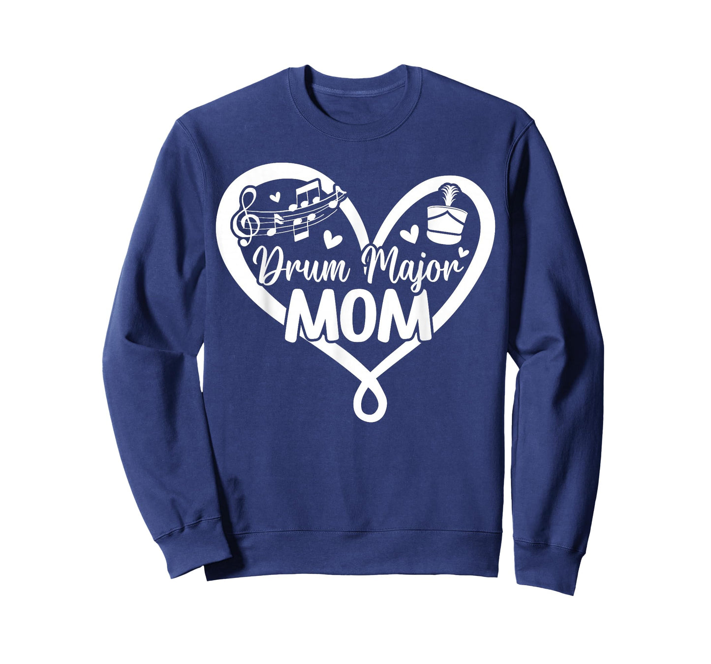 Drum Major Mom Heart Drum Major Mother Drum Major Mama T-Shirt