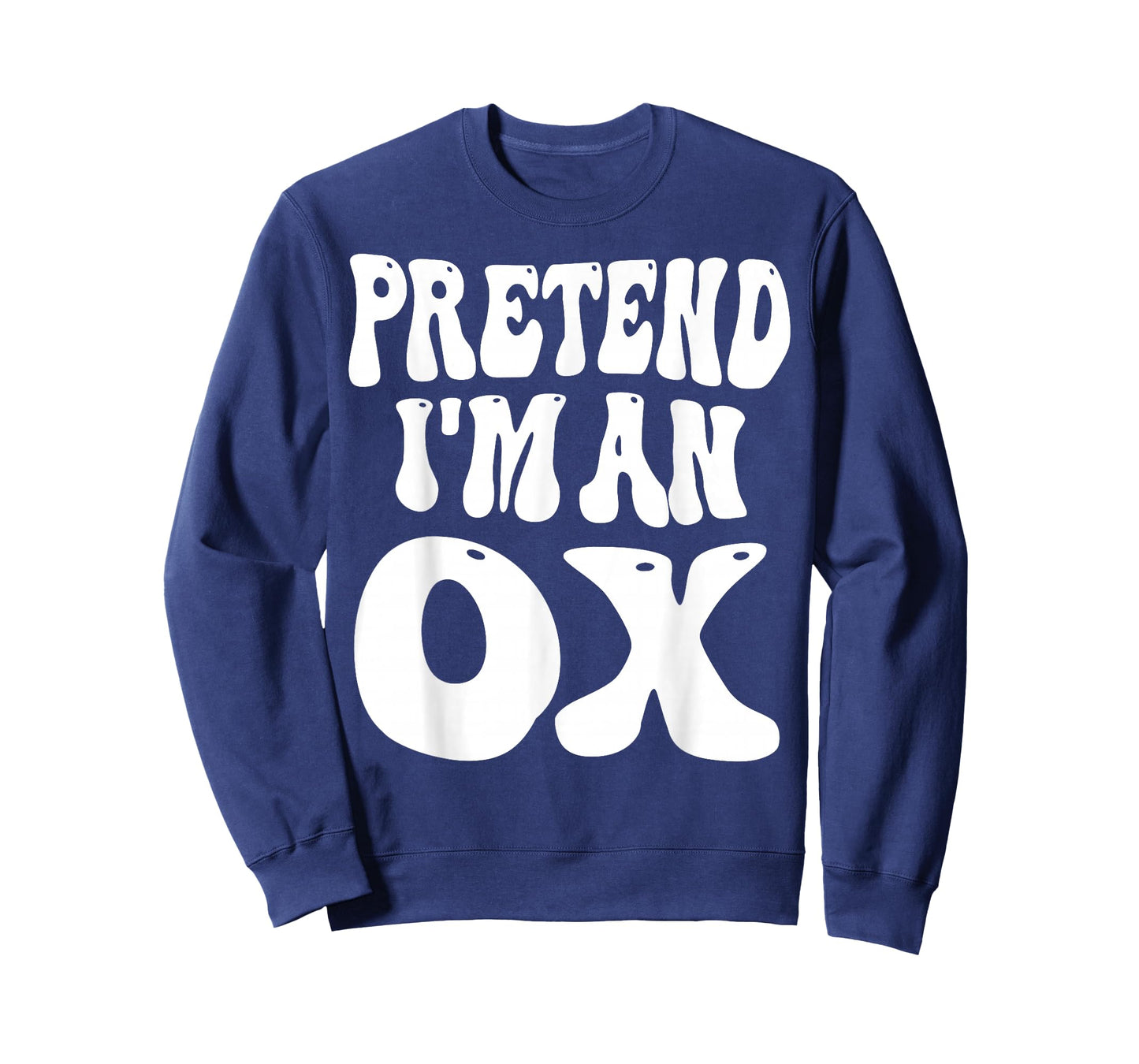 Pretend I'm an Ox Halloween Costume Funny Zodiac Graphic T-Shirt