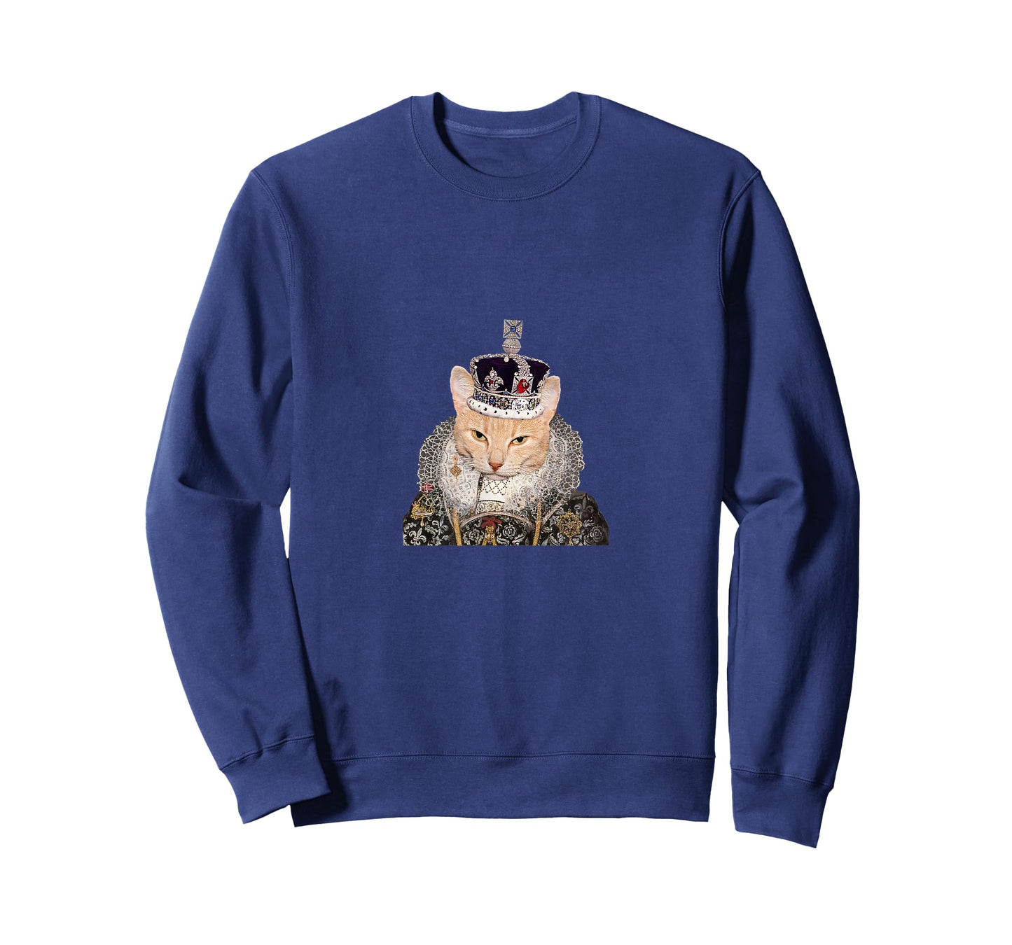 Tudor Cat With Crown Shirt Men Women Girls Kids T-Shirt