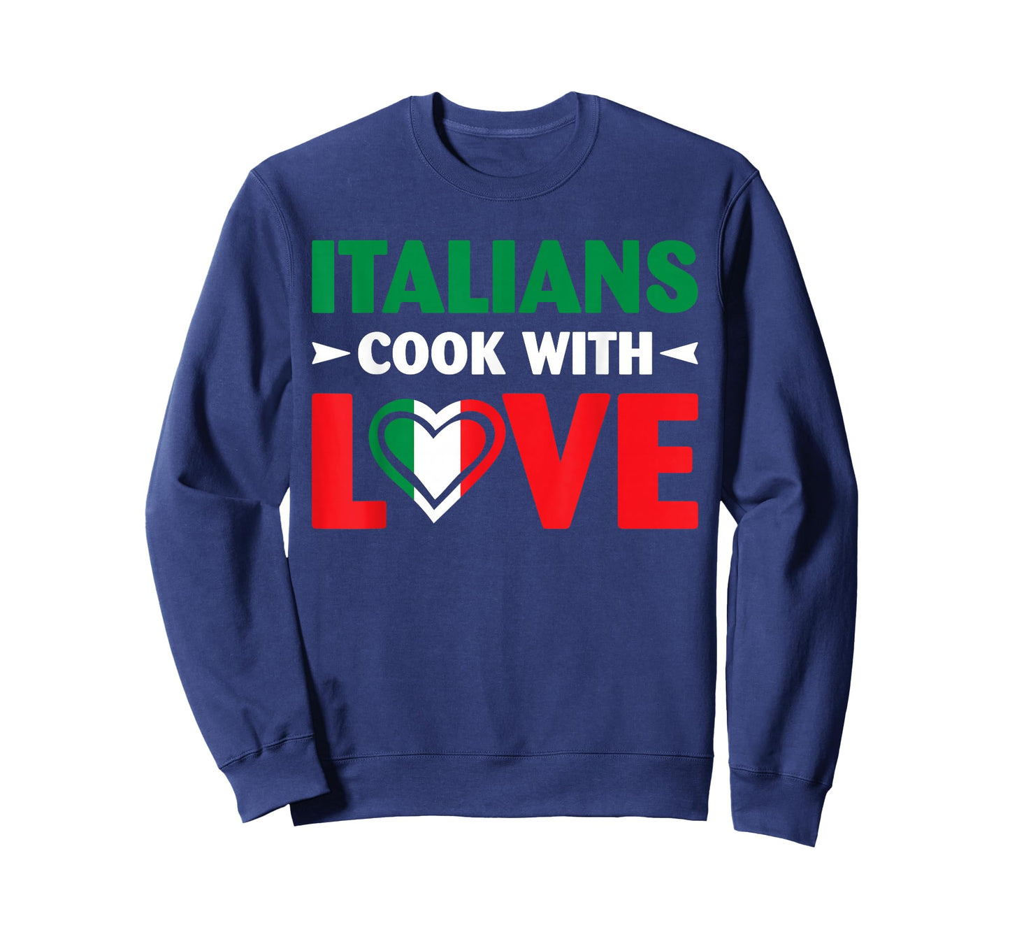 Cook With Love Italian Chef Funny Sayings Quotes T-Shirt