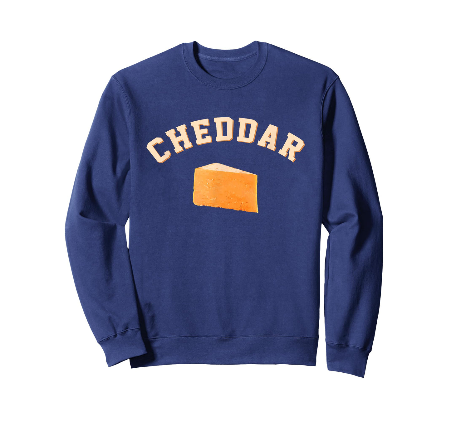 Cheddar Cheese Funny College Team Mascot English Word T-Shirt