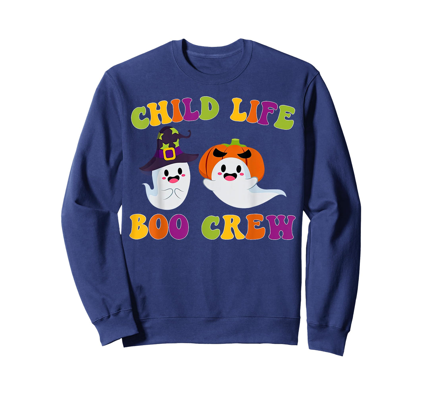 Child Life Boo Crew Ghost Halloween Child Life Specialist T-Shirt