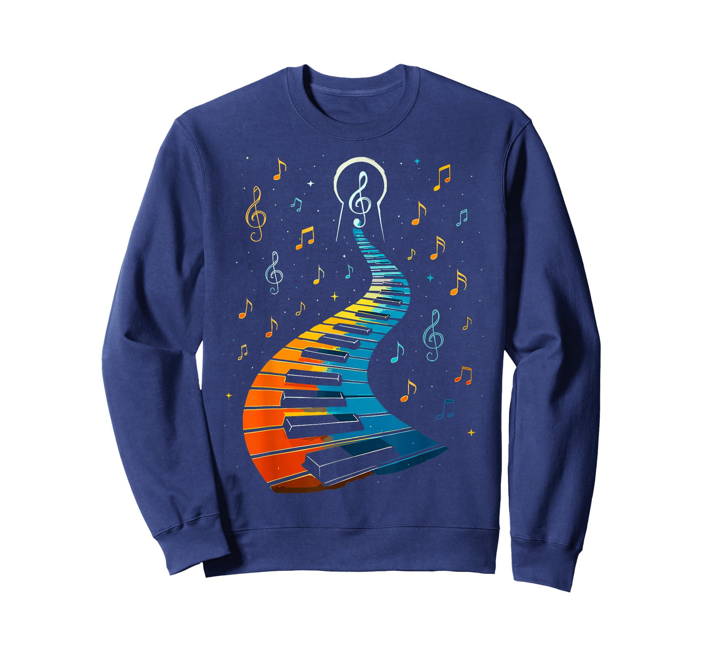 Piano Keyboard Keys Music Notes Pianist T-Shirt