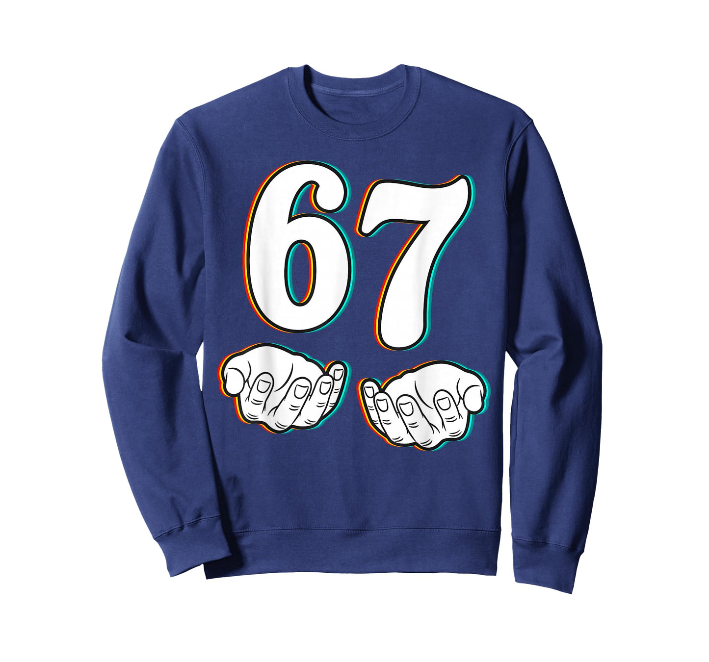 67 Number Six Seven Funny Meme Teen Student Teacher Matching T-Shirt