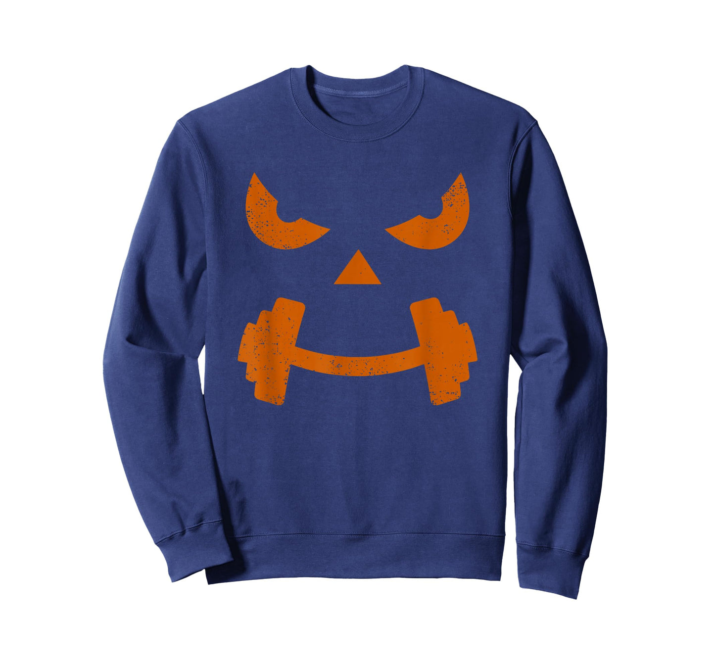 Gym Funny Pumpkin Fitness Halloween Weight Lifting Workout T-Shirt