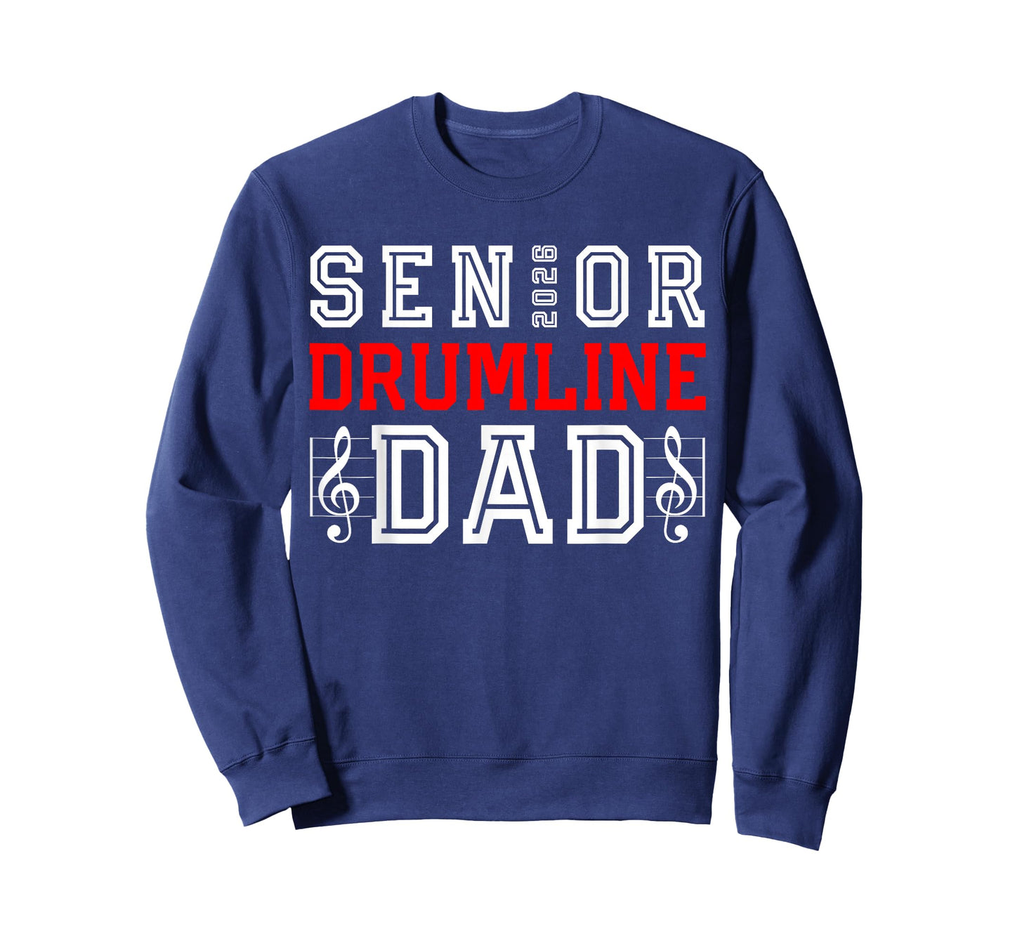 Senior Drumline Dad 2026 Class 26 Marching Band Graduation T-Shirt