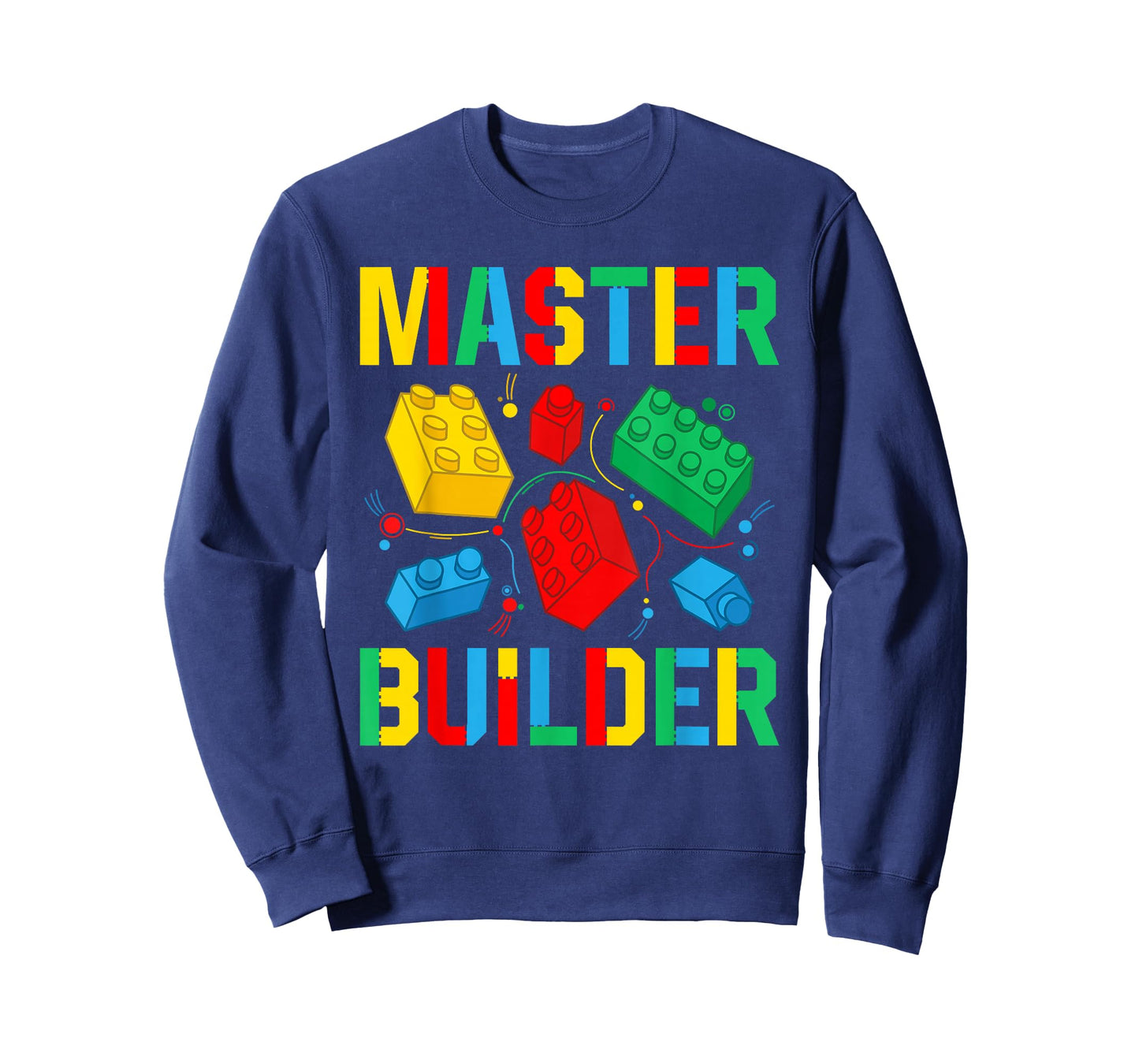 Master Builder Kids Building Blocks Brick Toy Master Builder T-Shirt Small