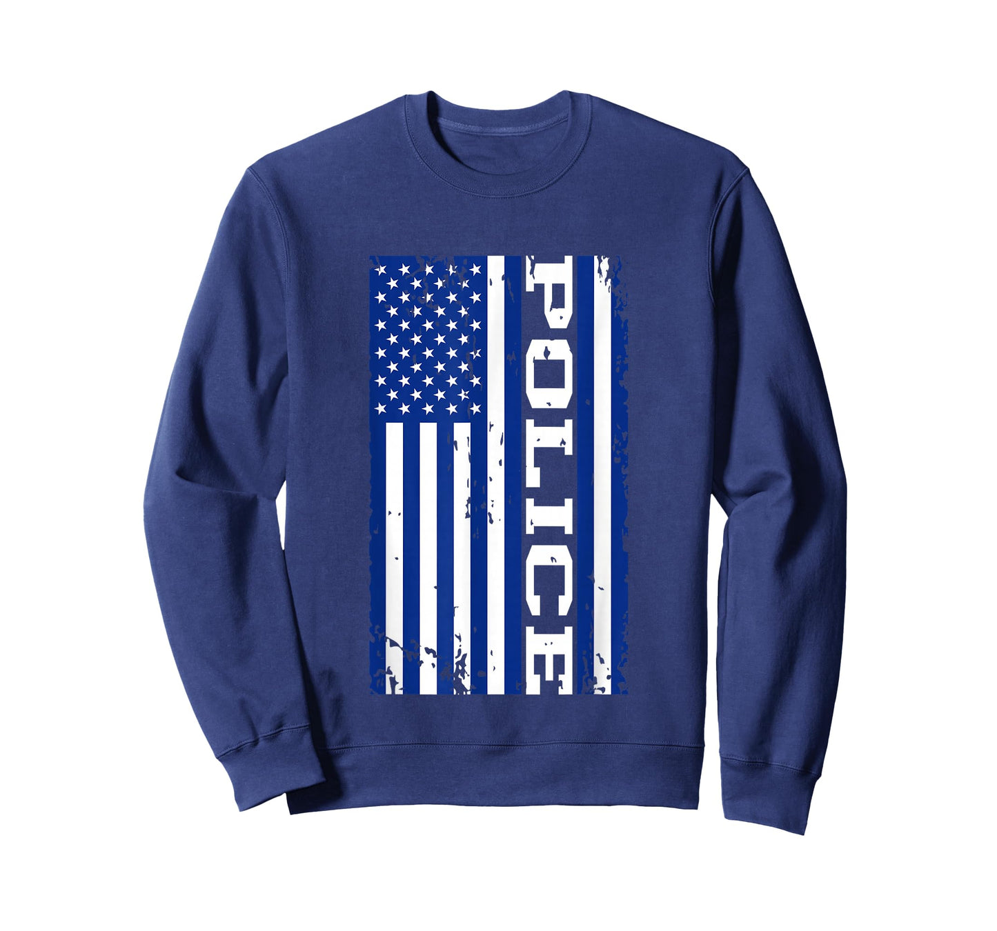 Police Officer USA American Flag T-Shirt