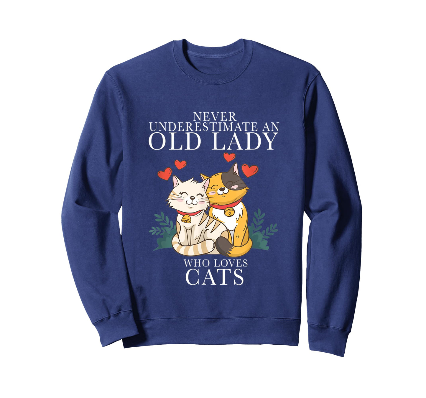 Never Underestimate An Old Lady Who Loves Cats T-Shirt