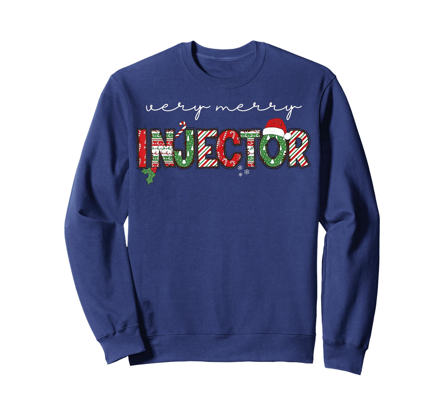 Very Merry Injector Christmas Botox Dealer Nurse Injector T-Shirt