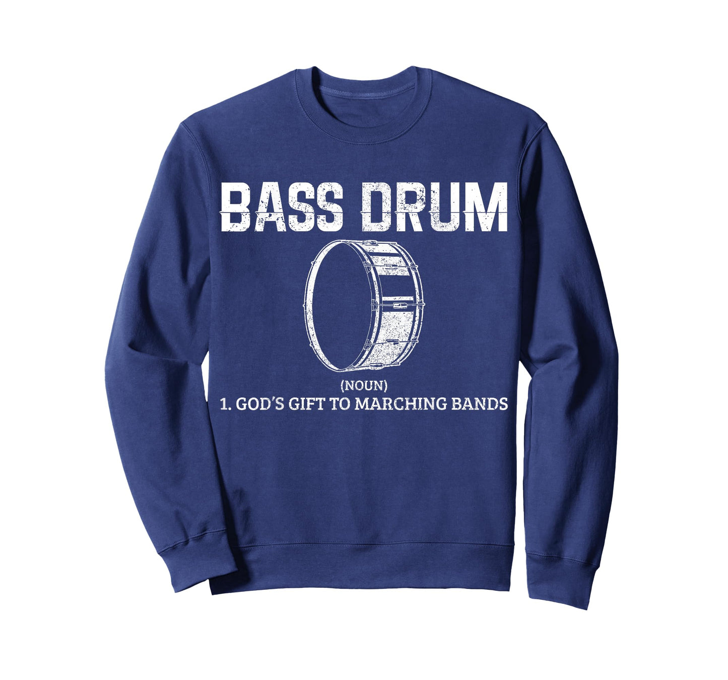 Bass Drum Definition Funny Marching Band Drummer Gift T-Shirt