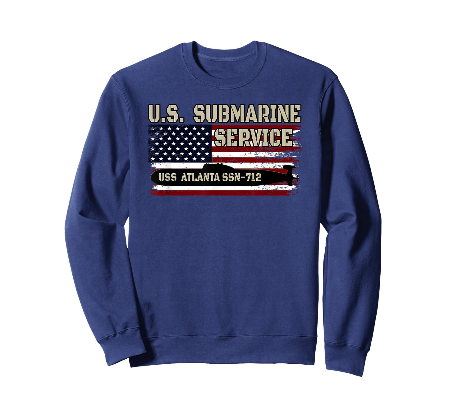USS Atlanta SSN-712 Submarine Veterans Day Father's Day T-Shirt
