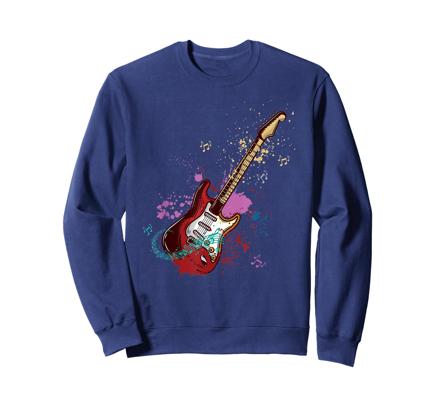 Musician Guitar Musical Notes Guitarist Electric Guitar Fan T-Shirt