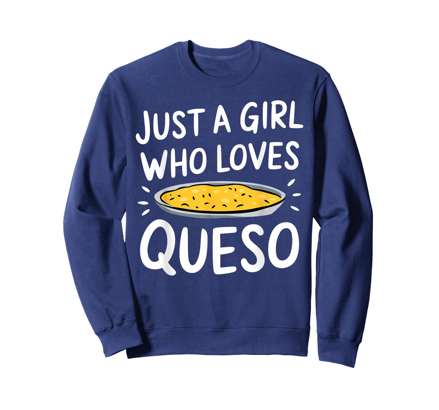 Cool Queso Art For Girls Women Mexican Cheese Lover Queso T-Shirt
