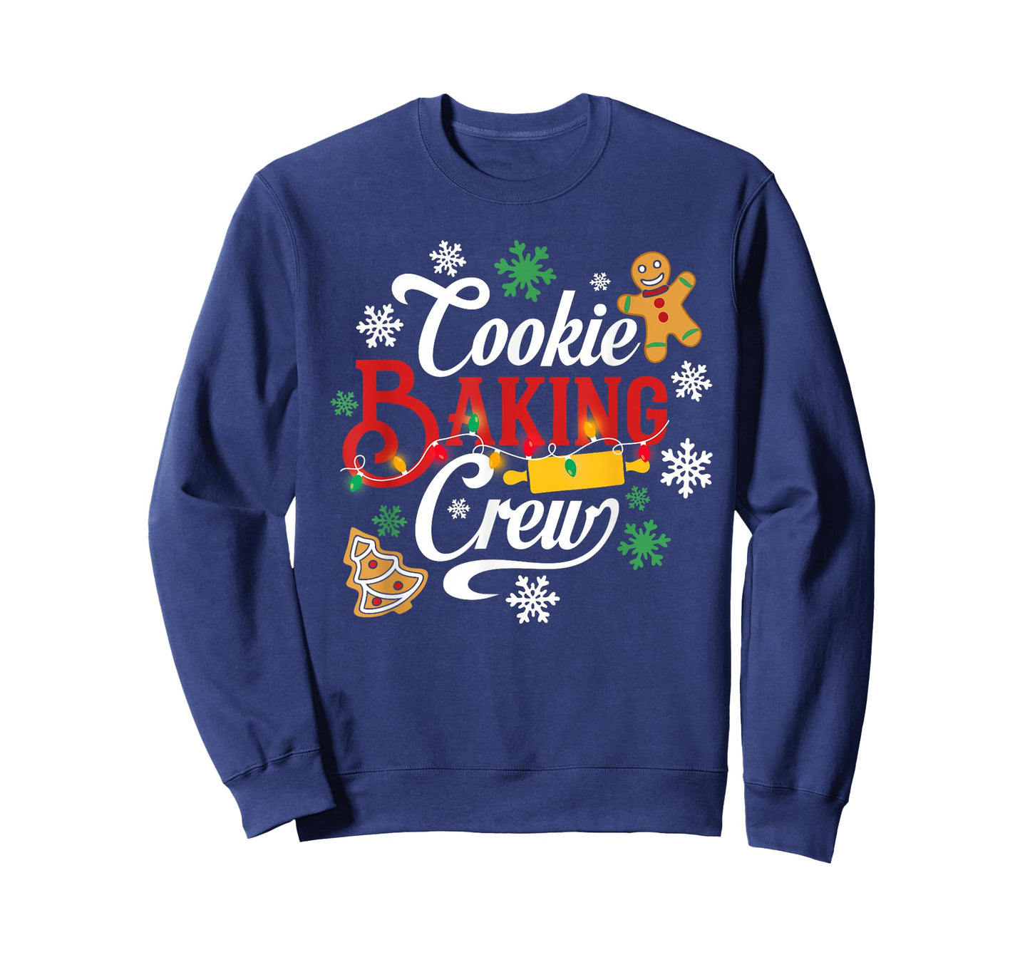Christmas Cookie Baking Crew Family Baking Team Funny Cookie T-Shirt