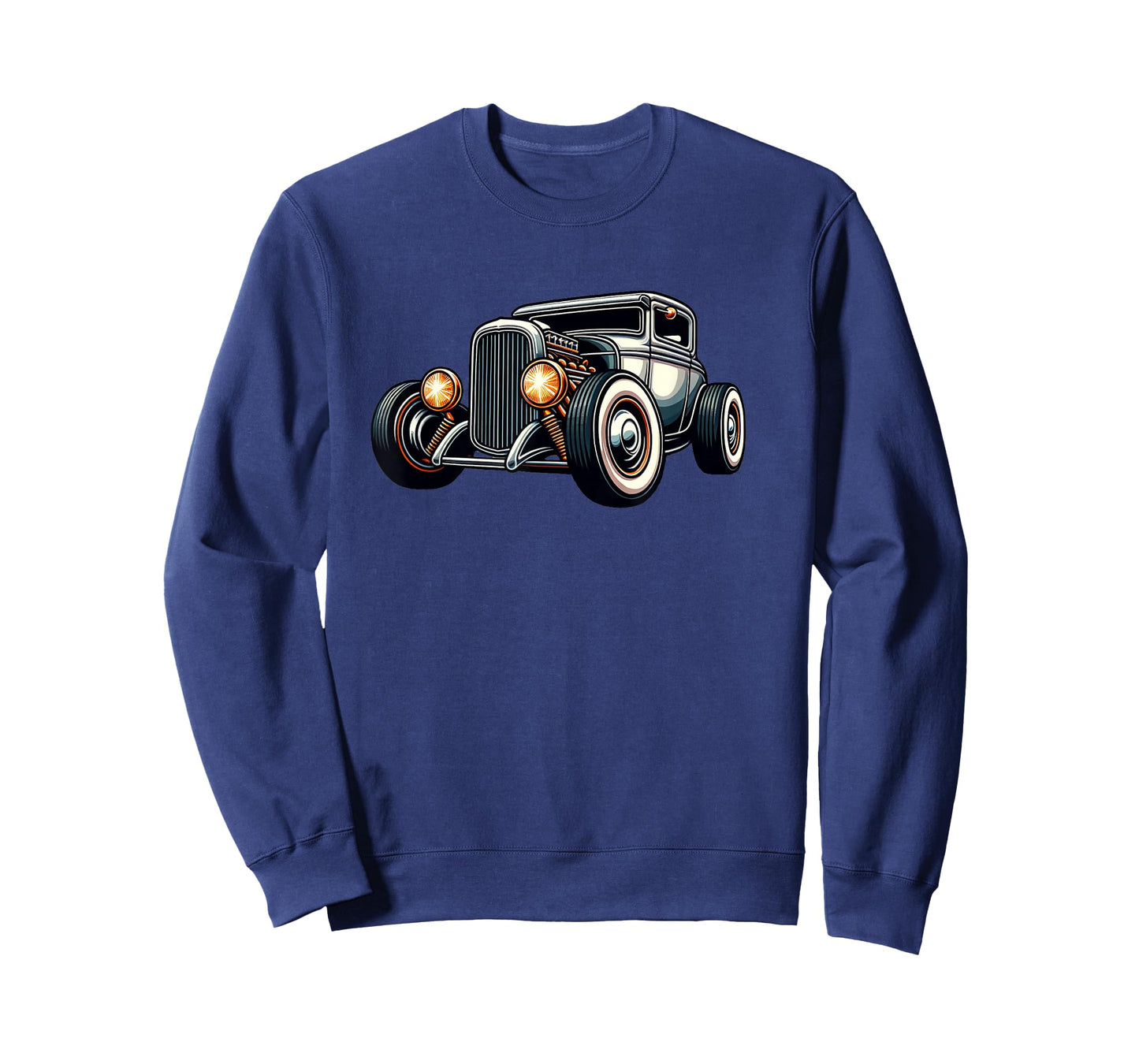 Classic Hot Rod Retro Vintage Custom Hotrod Car Illustration T-Shirt
