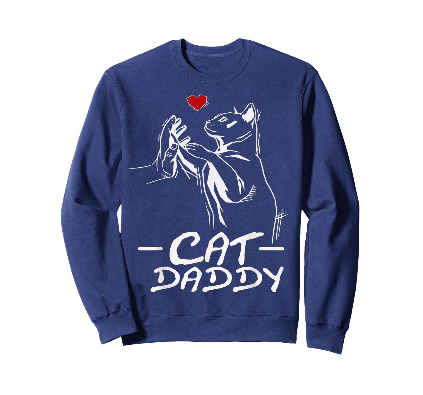 Mens Best Cat Dad Ever Daddy Funny Cat Daddy Father Day Gift T-Shirt