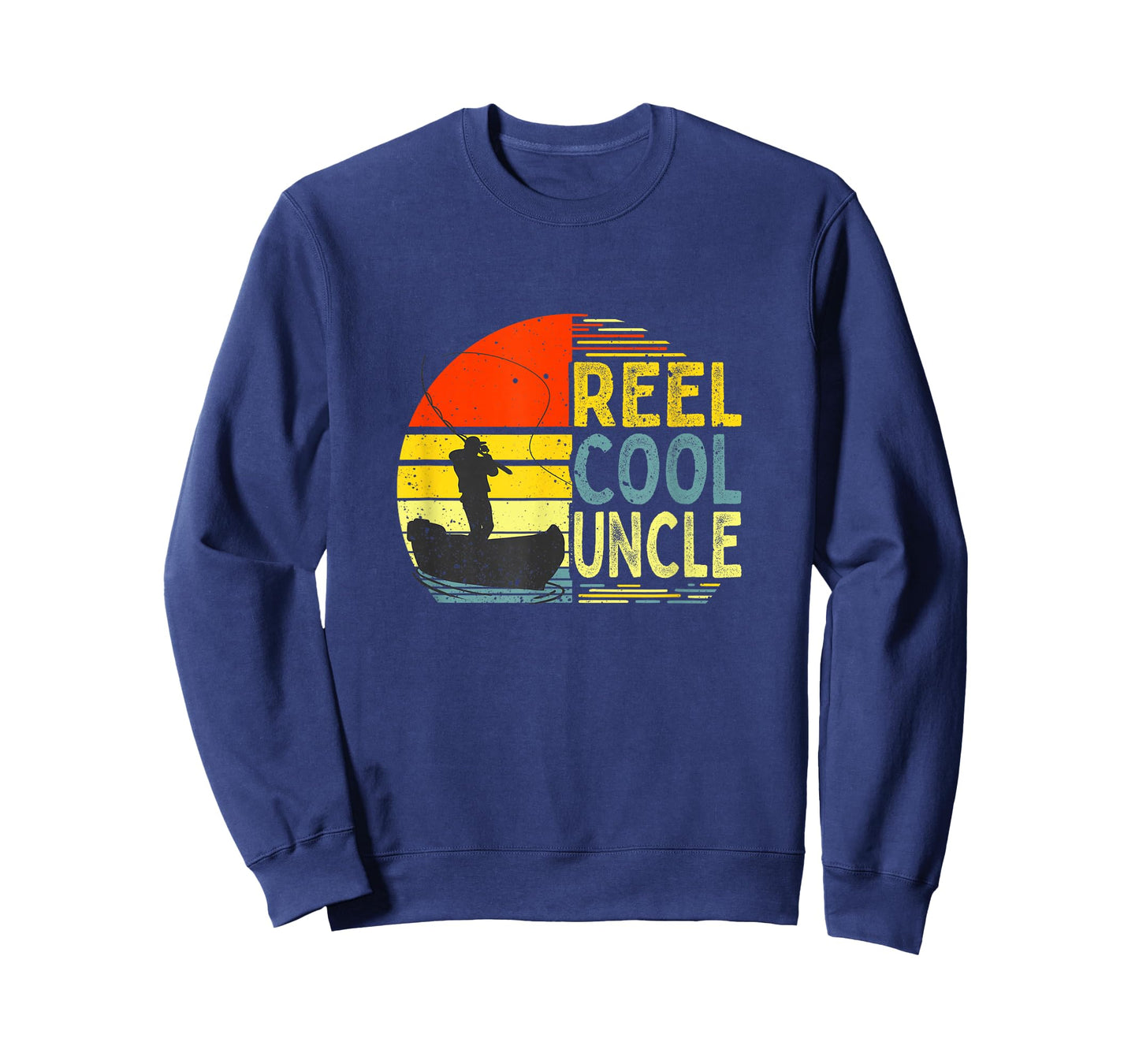 Reel Cool Uncle Fishing Daddy Fathers Day Dad Merch For Men T-Shirt