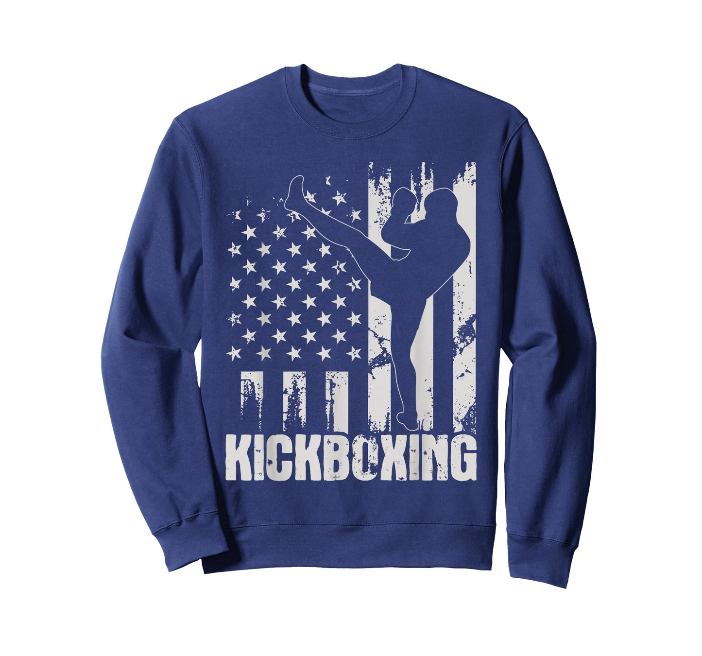 Kickboxing - USA American Flag Kickboxer Combat Self Defense Women Kids Men T-Shirt