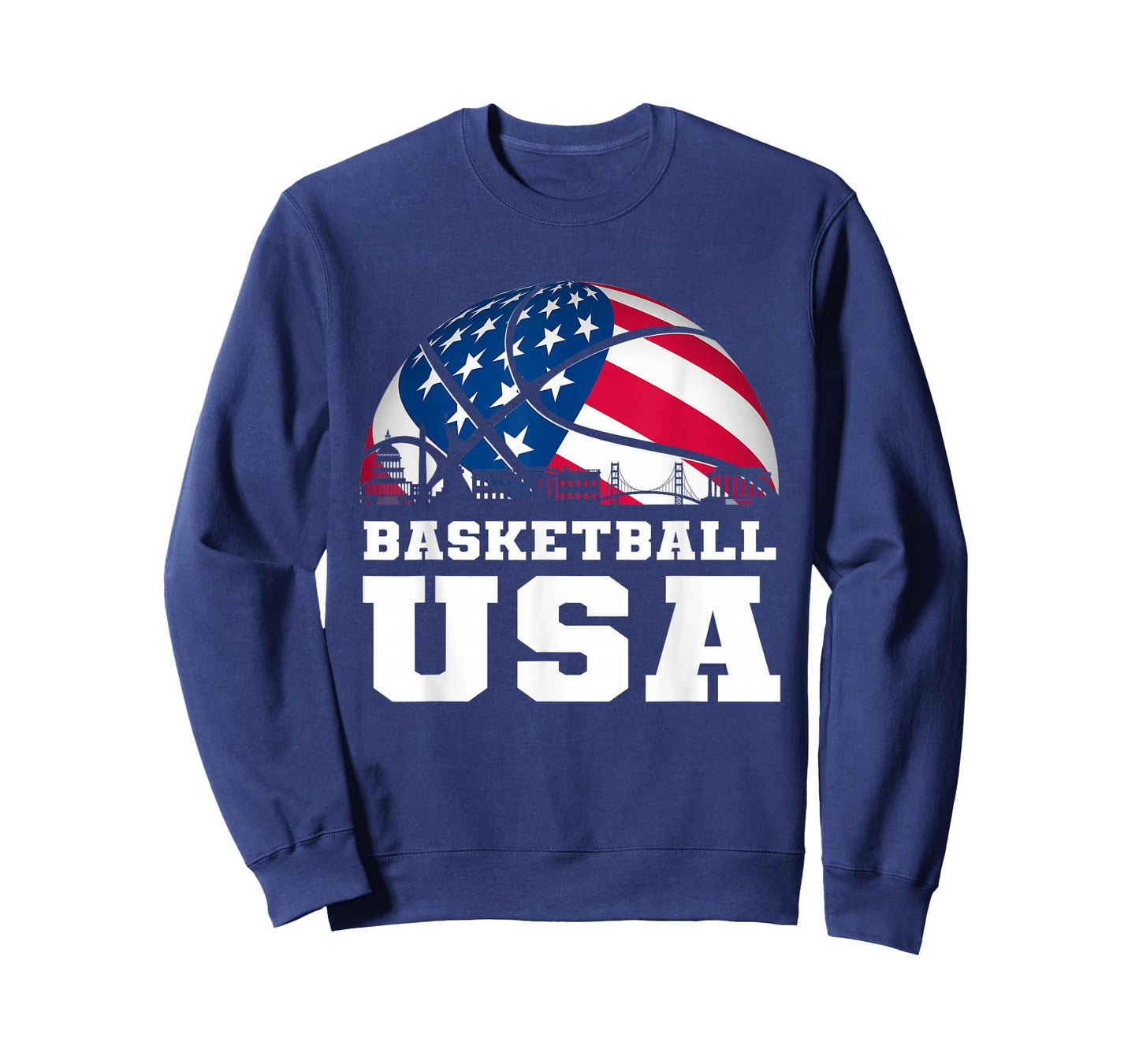 Basketball USA Support The Team Tshirt USA Flag Dream T-Shirt