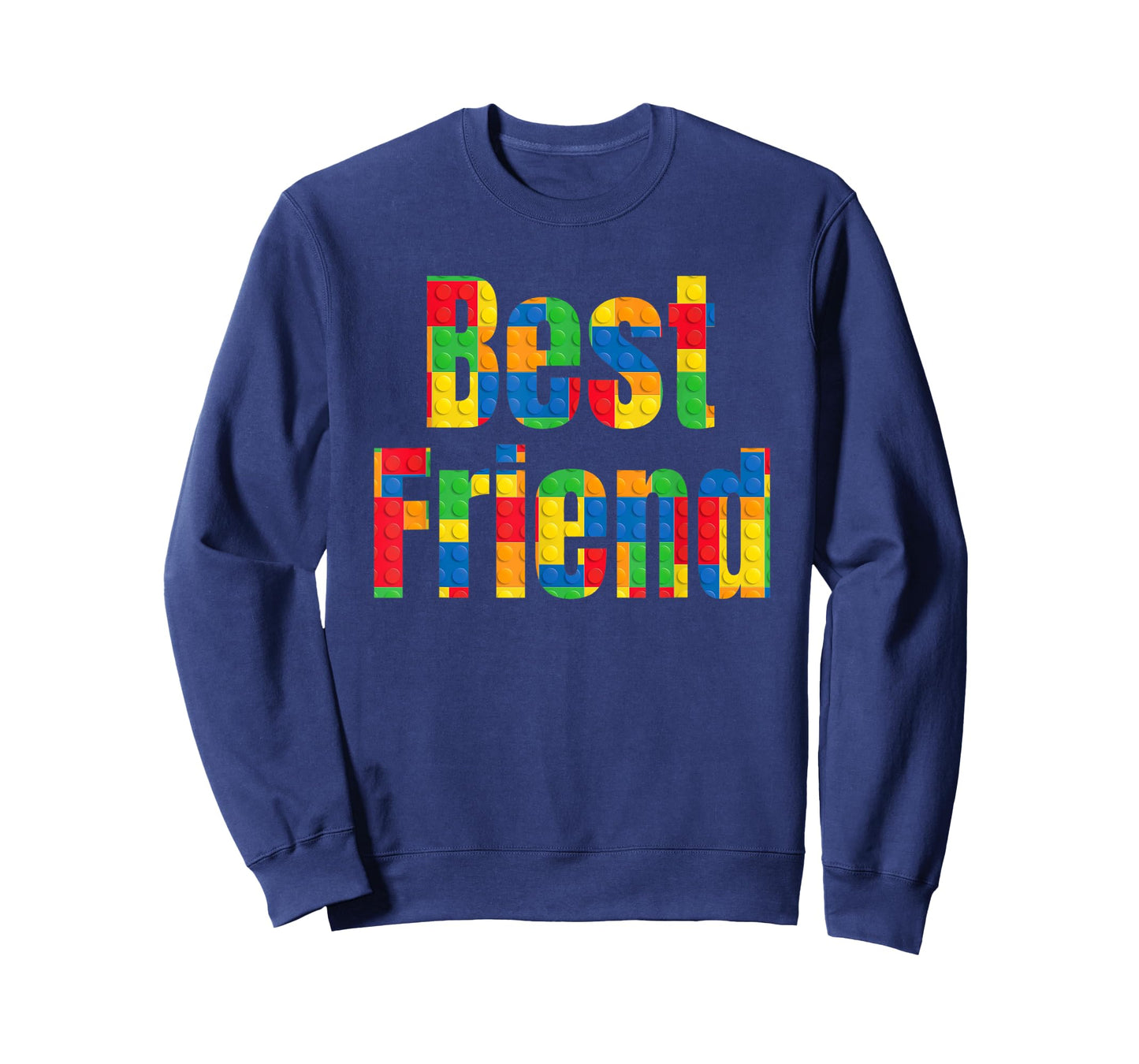 Best Friend Brick Builder Building Block Set Kid Best Friend T-Shirt