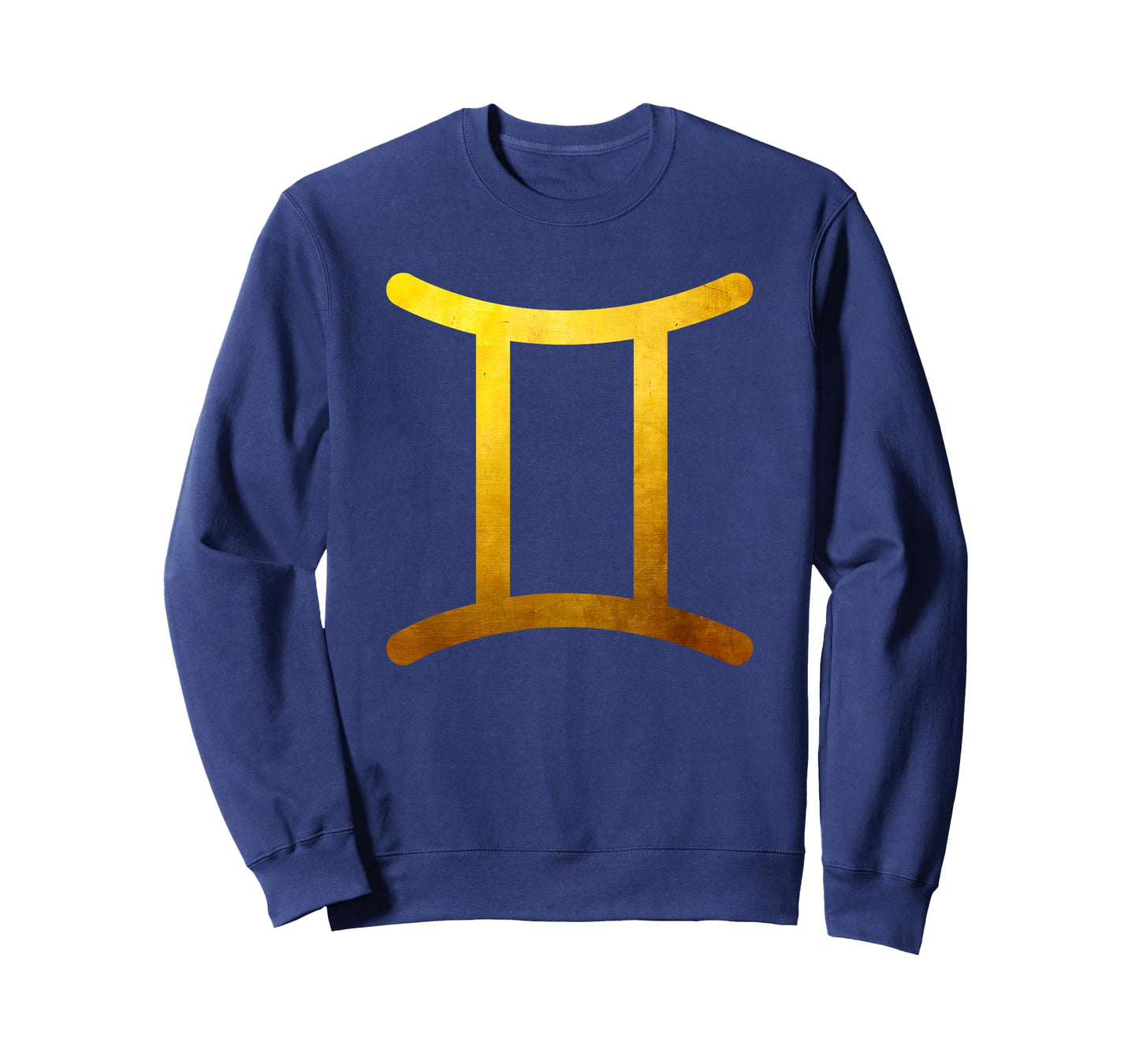 Vintage Gold Gemini Zodiac Symbol Art Astrology Star Sign T-Shirt
