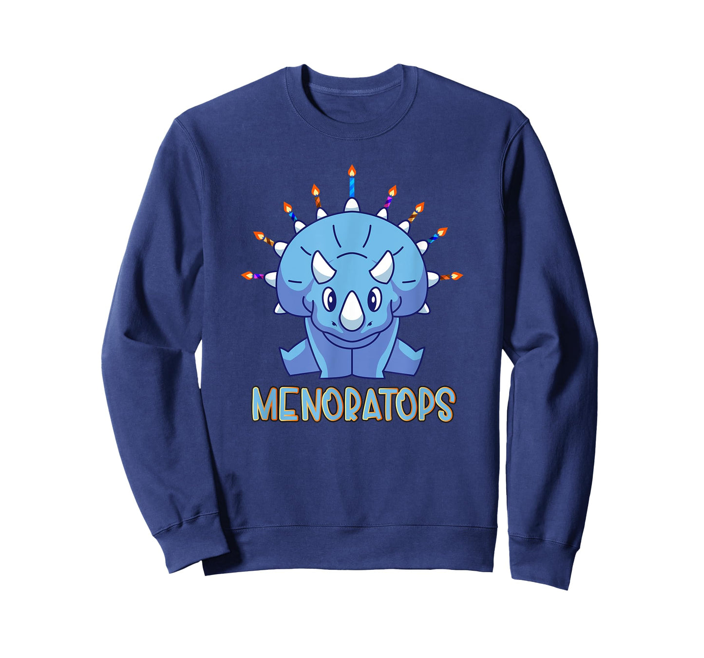 Dinosaur menorah triceratops "menoratops" hanukkah T-Shirt
