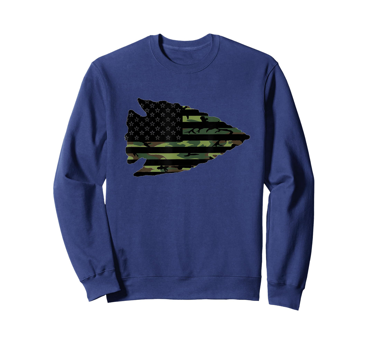 Arrowhead Hunter Camougflage USA Flag Arrowhead Hunting T-Shirt