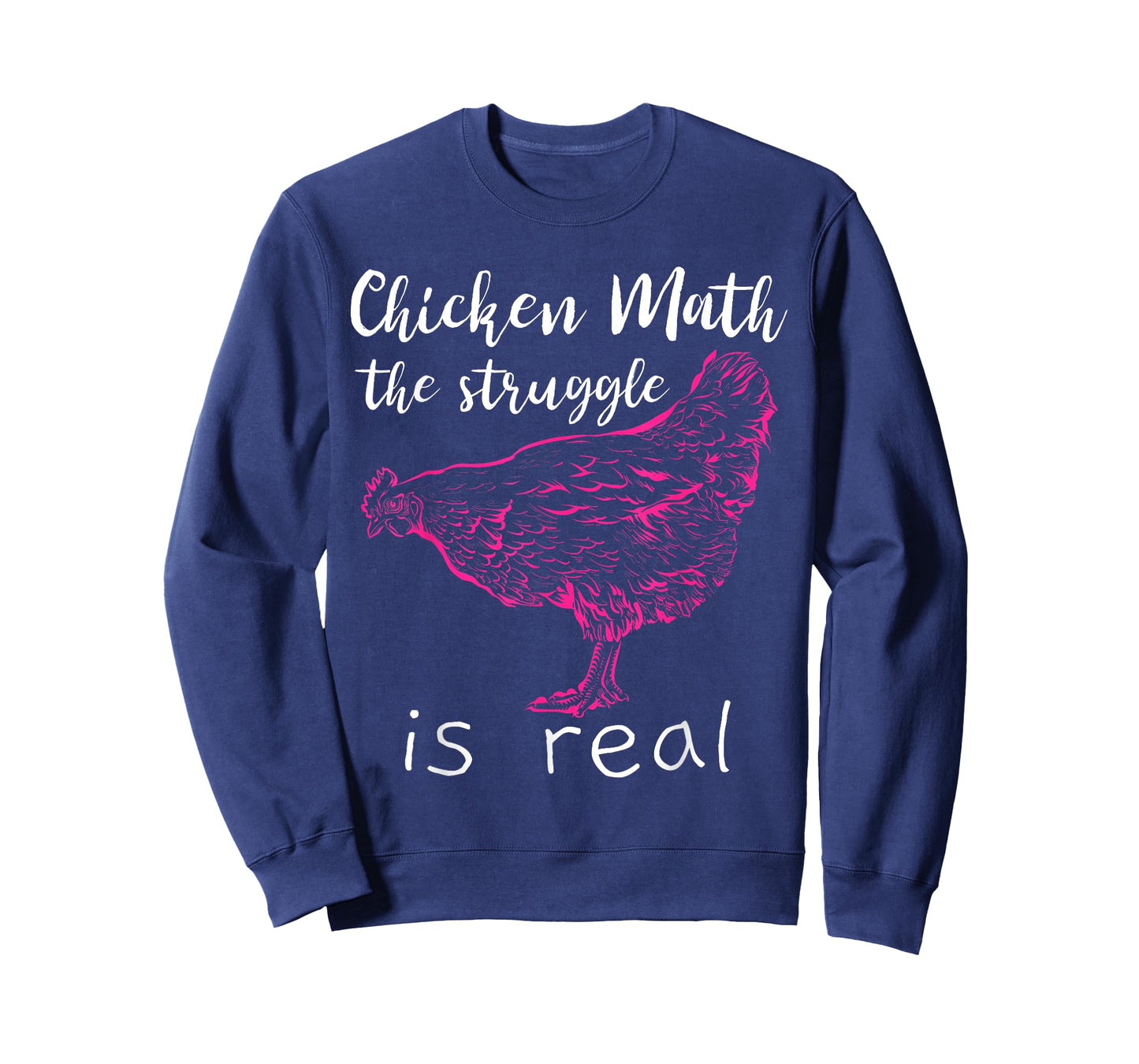 Chicken Math the Struggle is Real T-Shirt