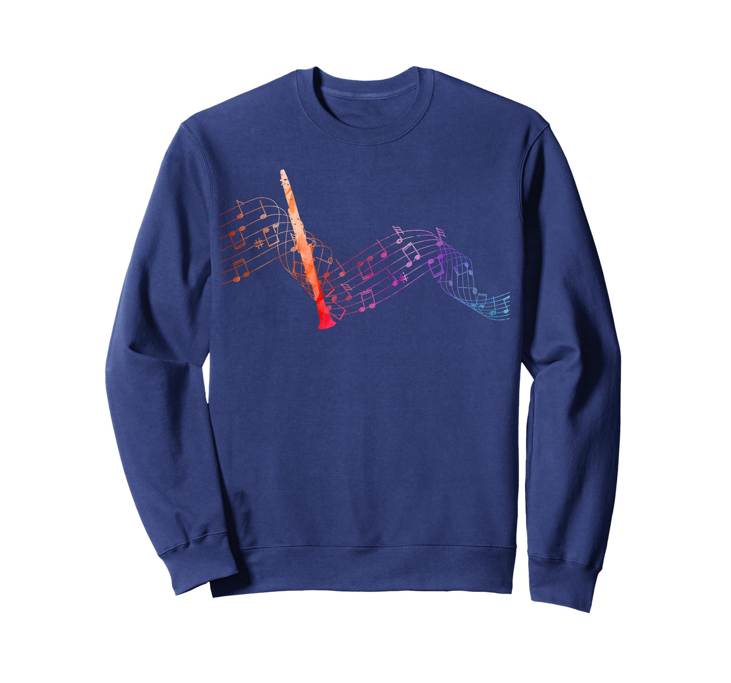 Colourful Clarinet Sheet Music with Clarinet T-Shirt