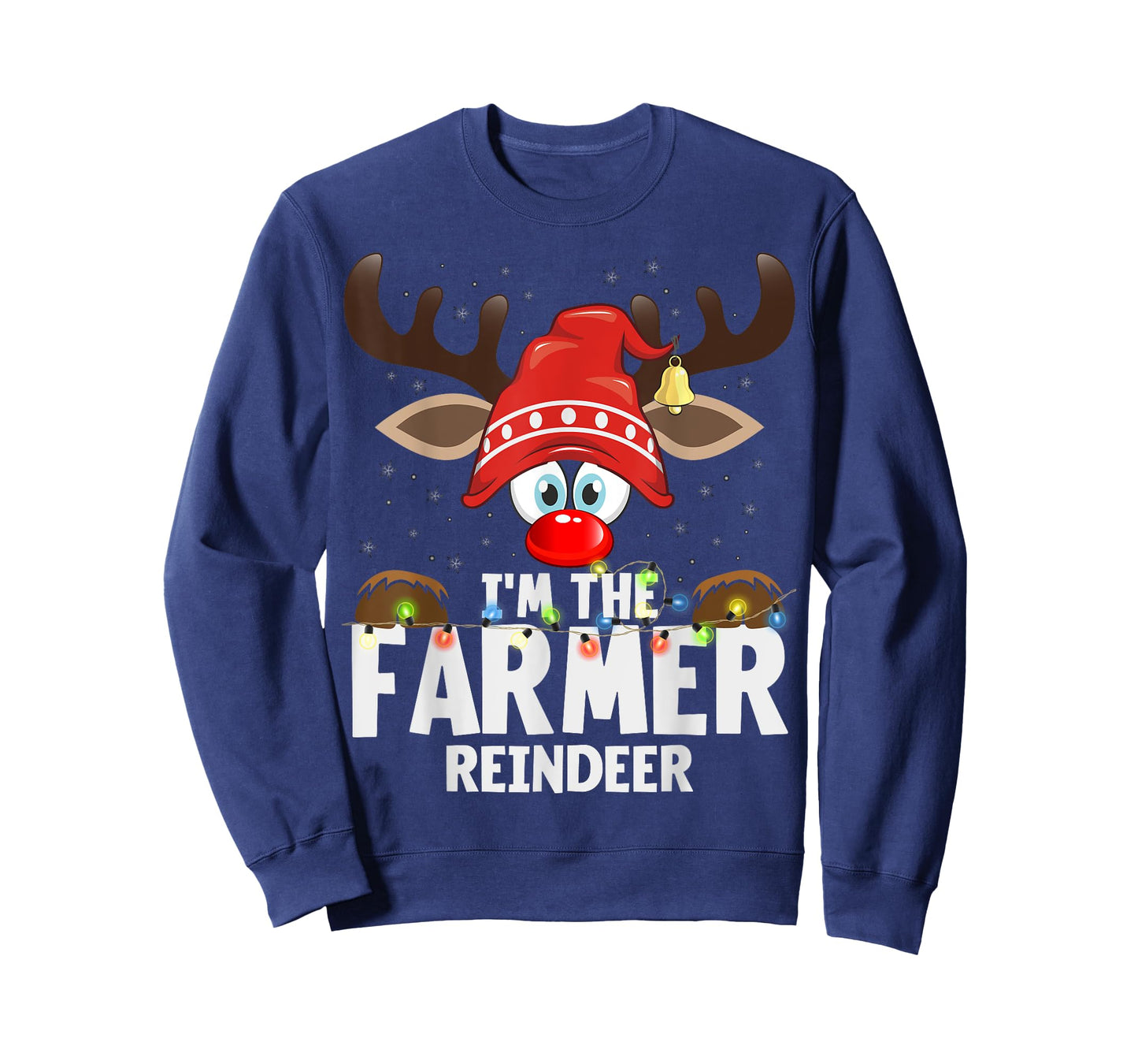 Christmas Matching I'm The Farmer Reindeer T-Shirt