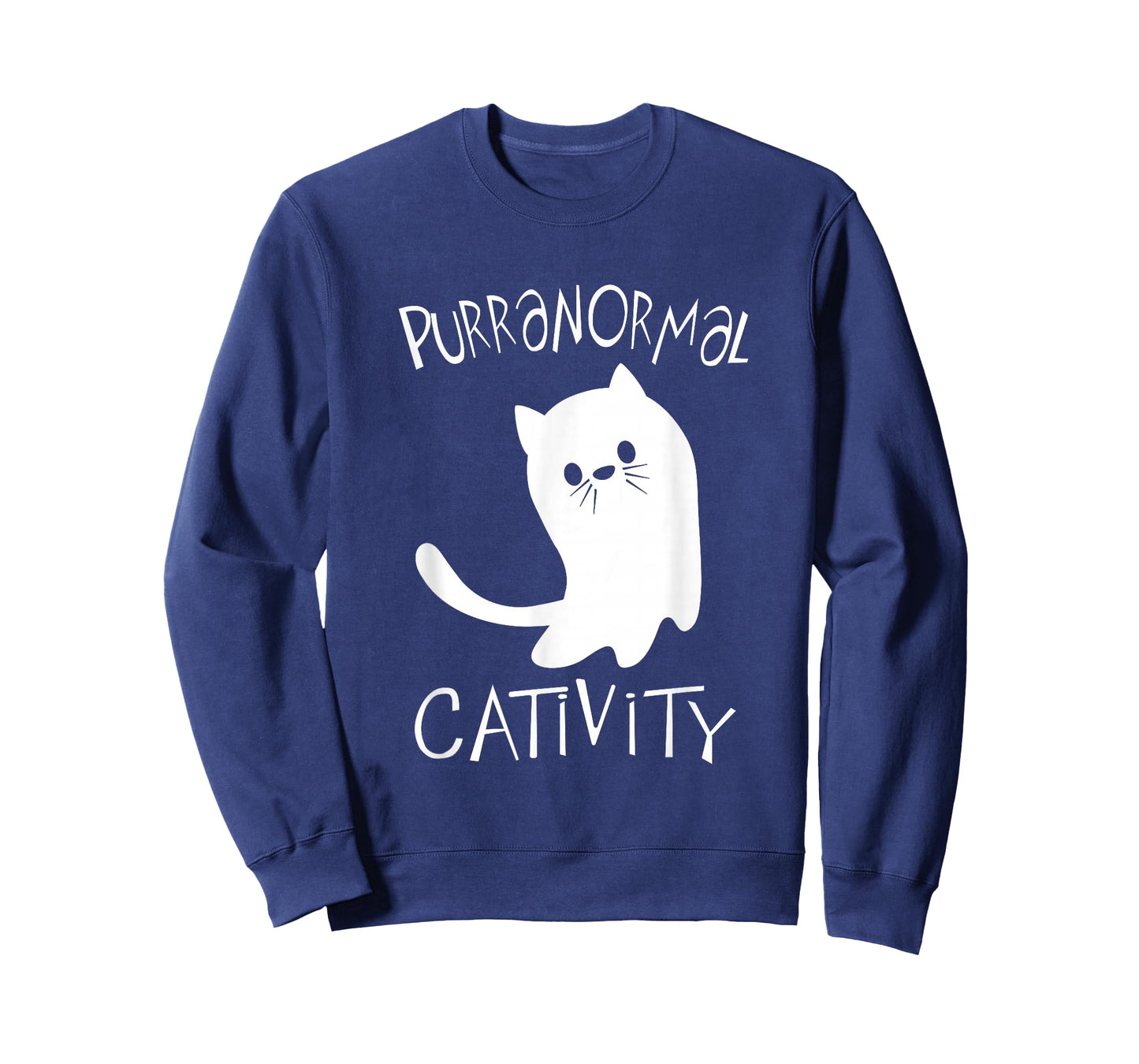 Cat Paranormal Activities Pun Design T-Shirt