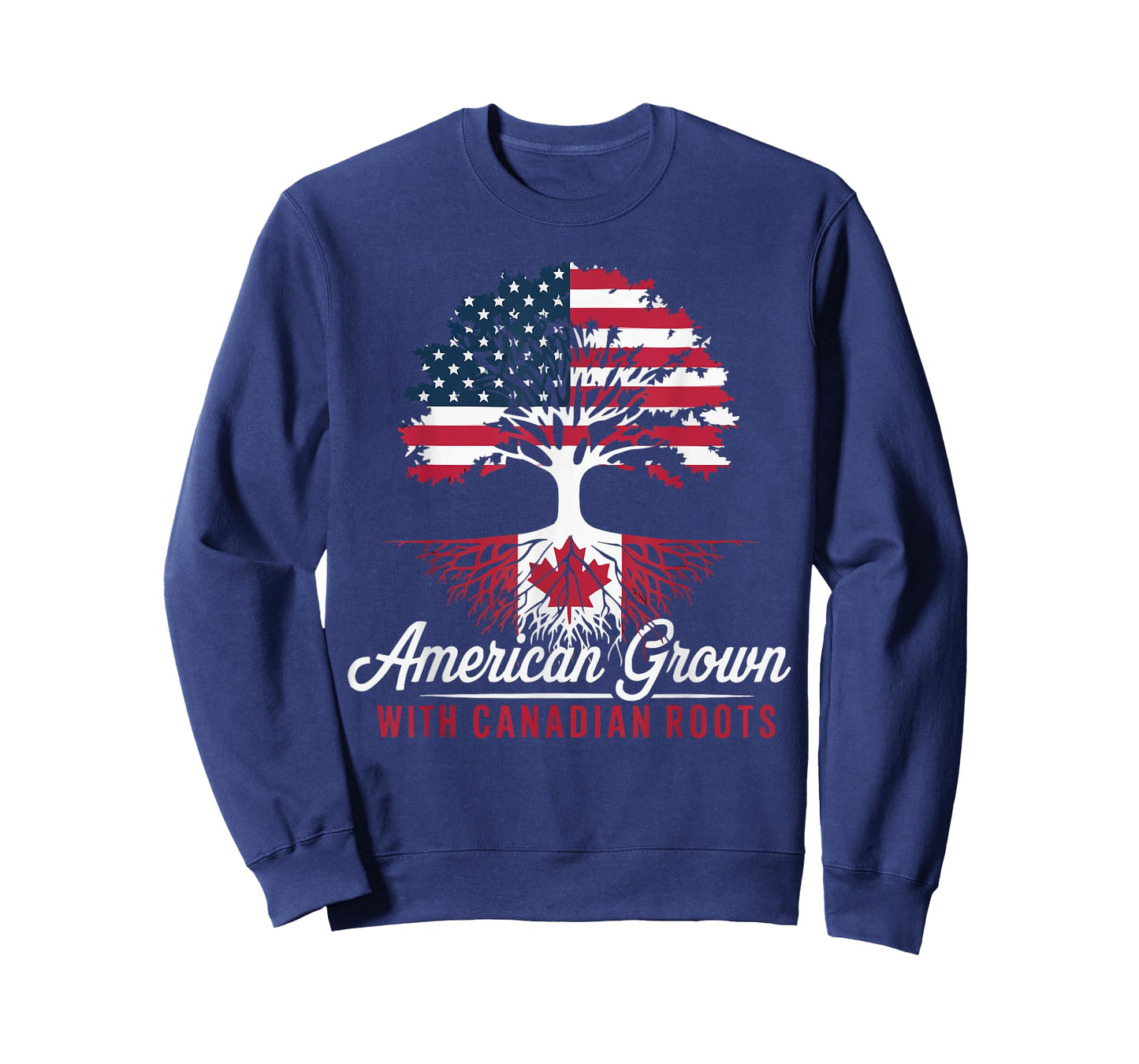 Half American Half Canadian USA Flag Canada America T-Shirt