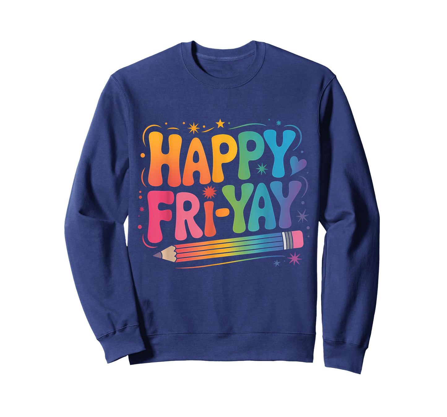 Happy Fri-Yay Teacher Fry Yay Friday Weekend Cute Fri-Yay T-Shirt