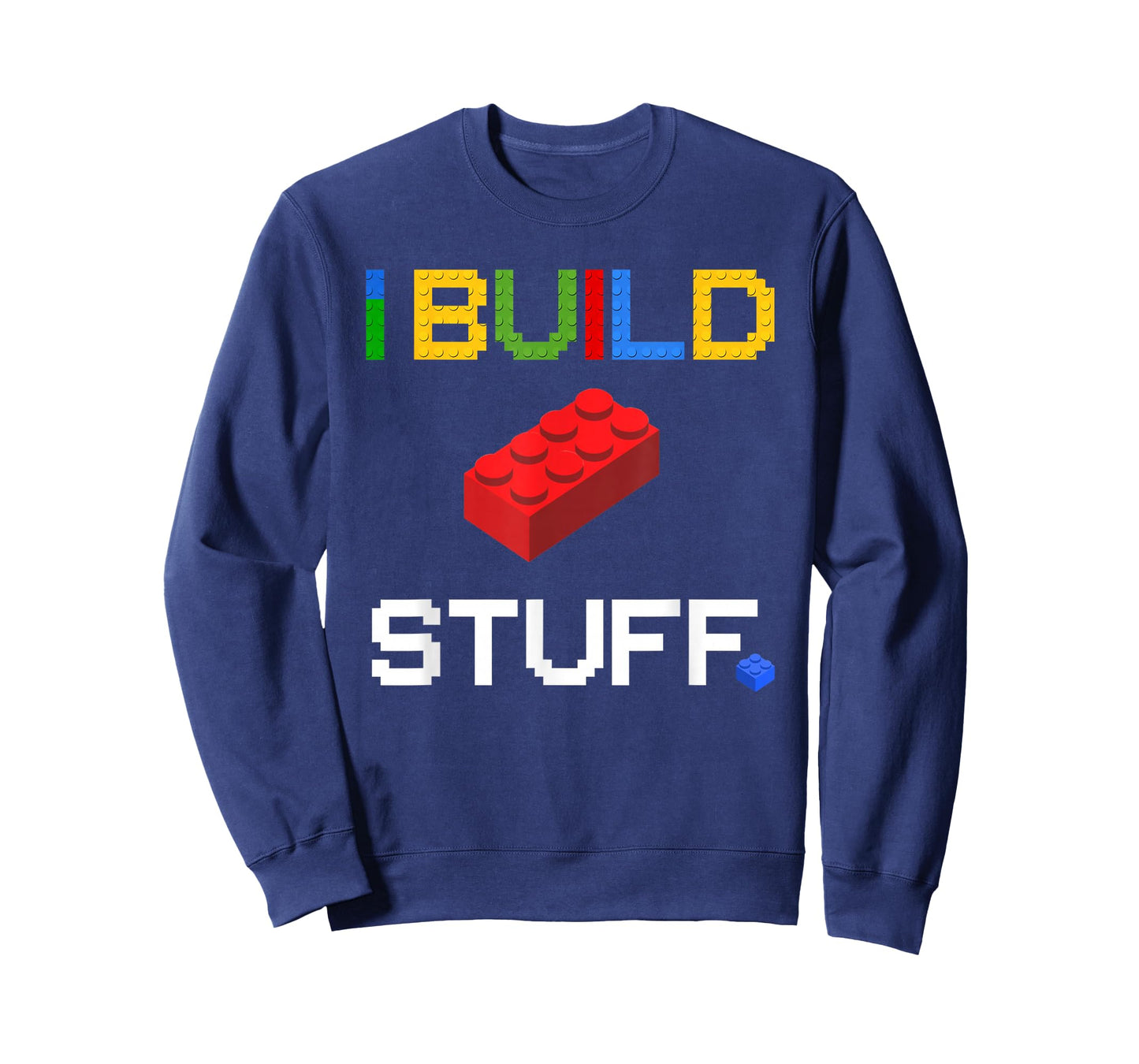 Build Stuff Master Builder Building Blocks Construction Toy T-Shirt