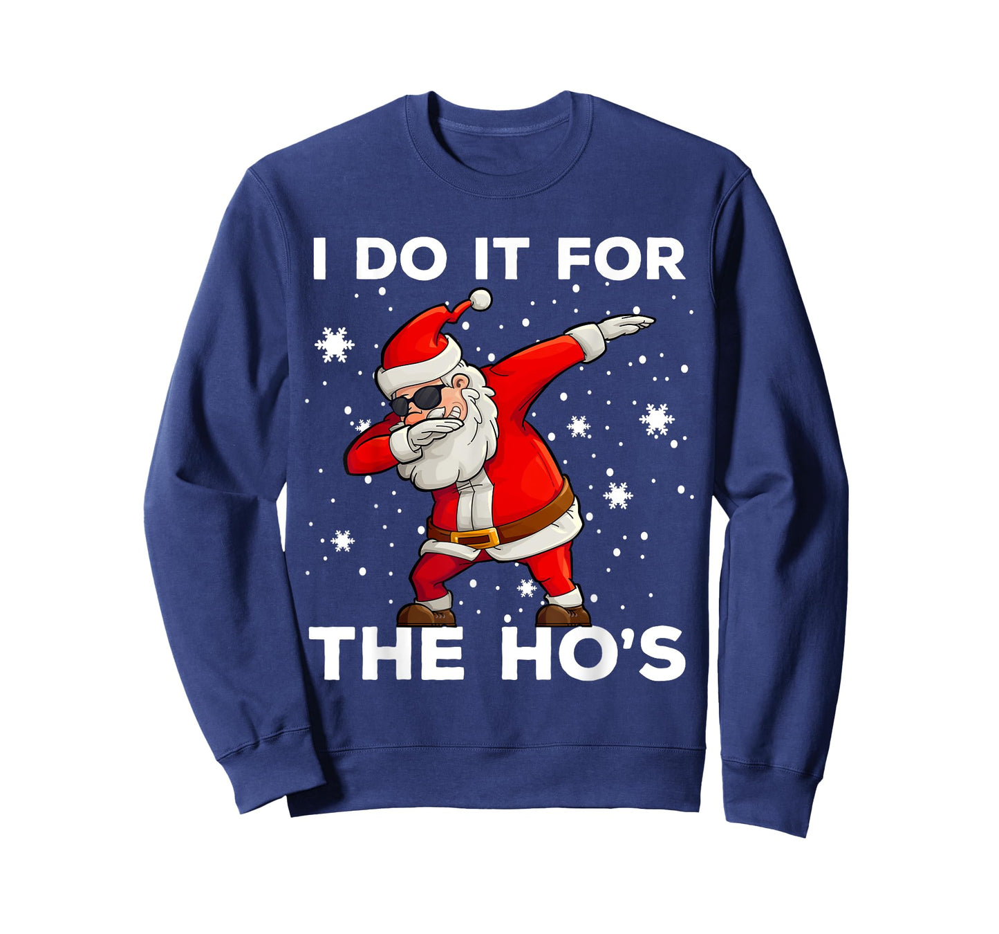 I Do It For The Hos Dabbing Santa Claus Christmas Kids Boys T-Shirt