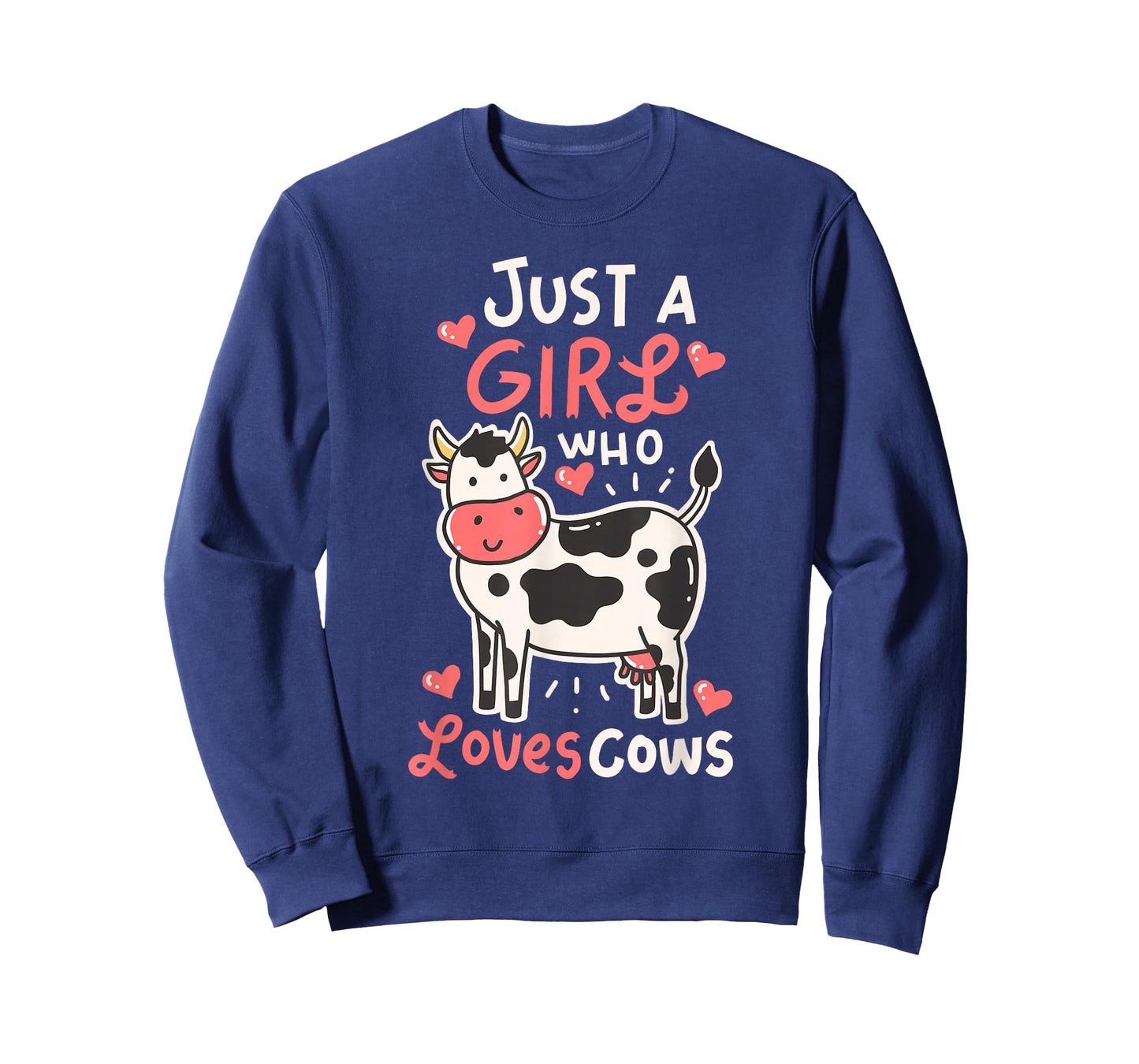 Cow Just A Girl Who Loves Cows Farmer Butcher Milk T-Shirt